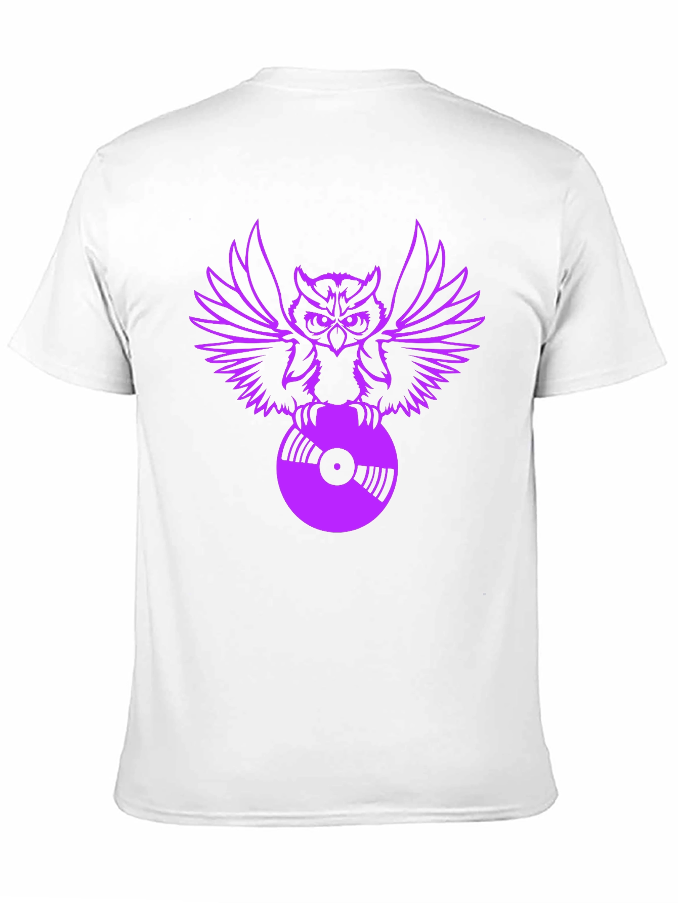 Owl DJ Graphic T-Shirt - Cool Music Lover Tee