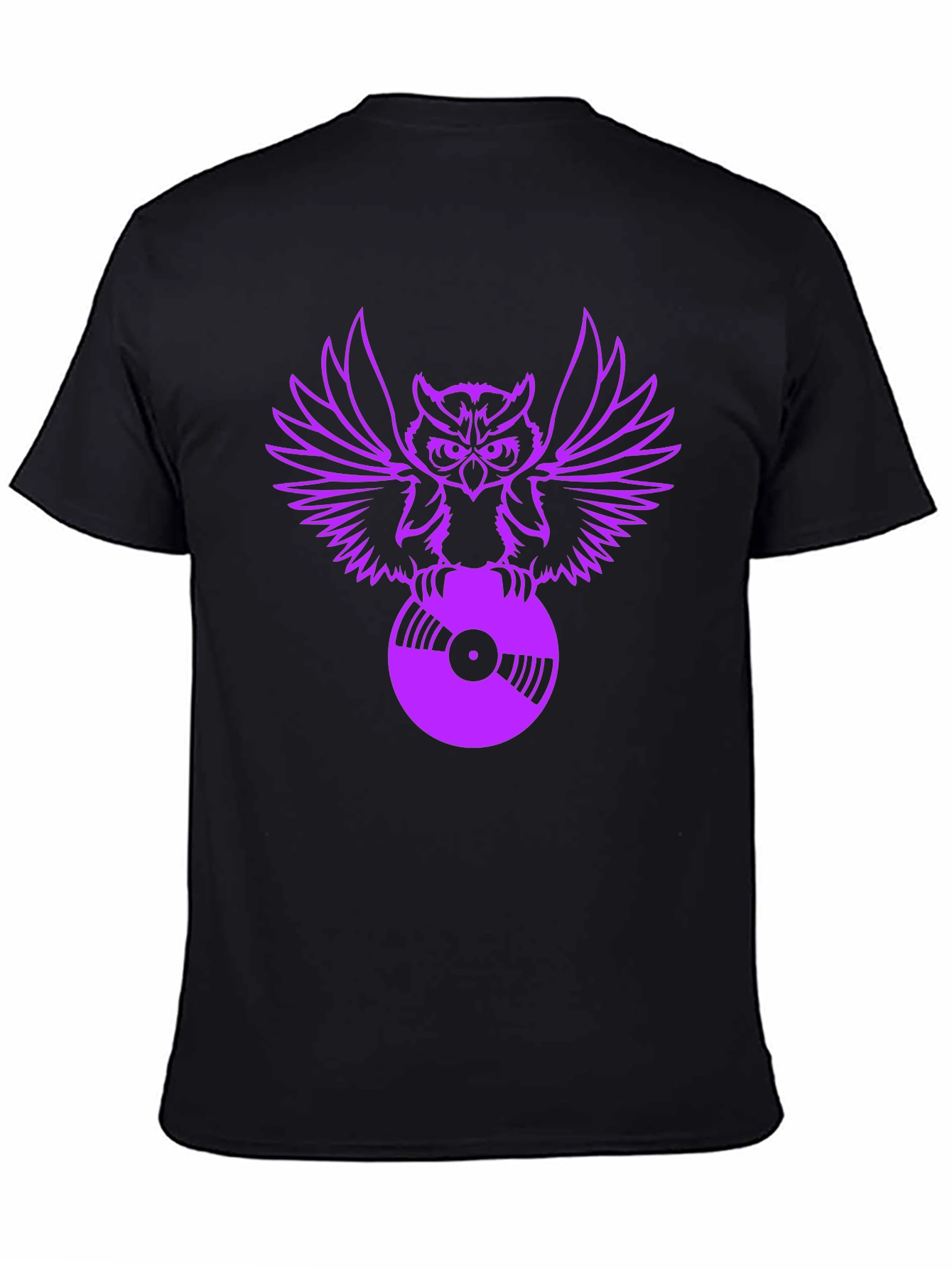 Owl DJ Graphic T-Shirt - Cool Music Lover Tee