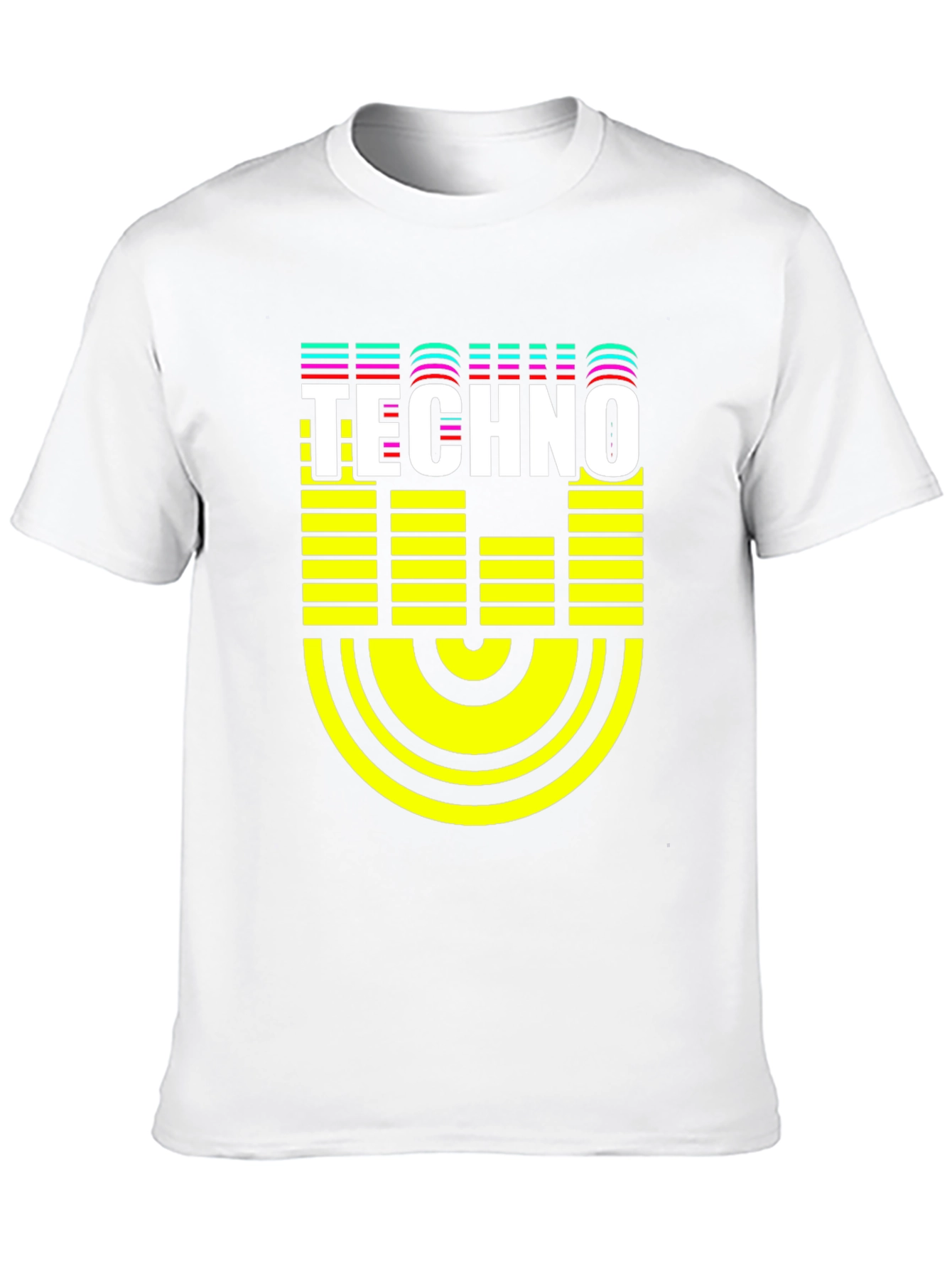 Techno Graphic Black T-Shirt - Electronic Music Tee