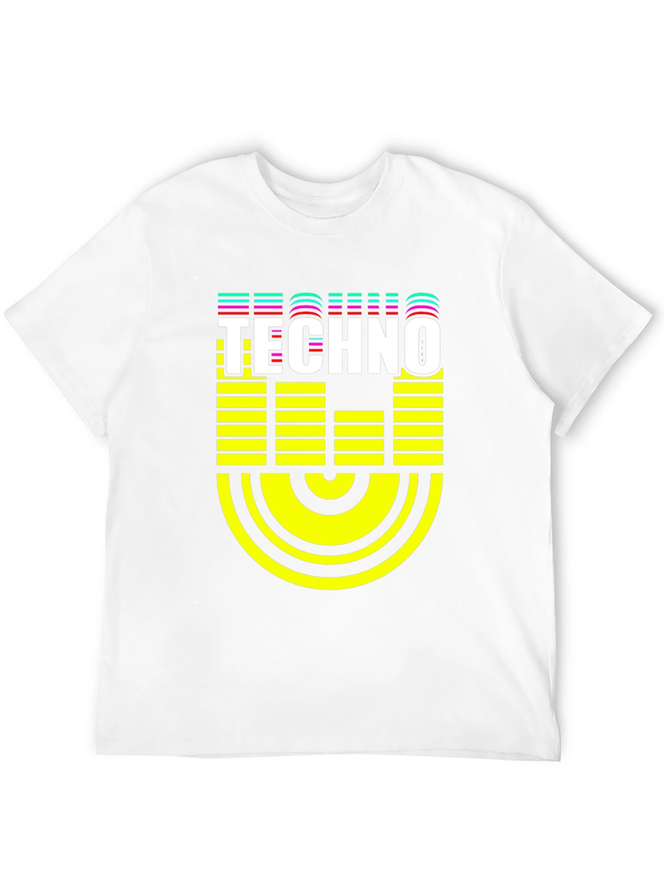 Techno Graphic Black T-Shirt - Electronic Music Tee