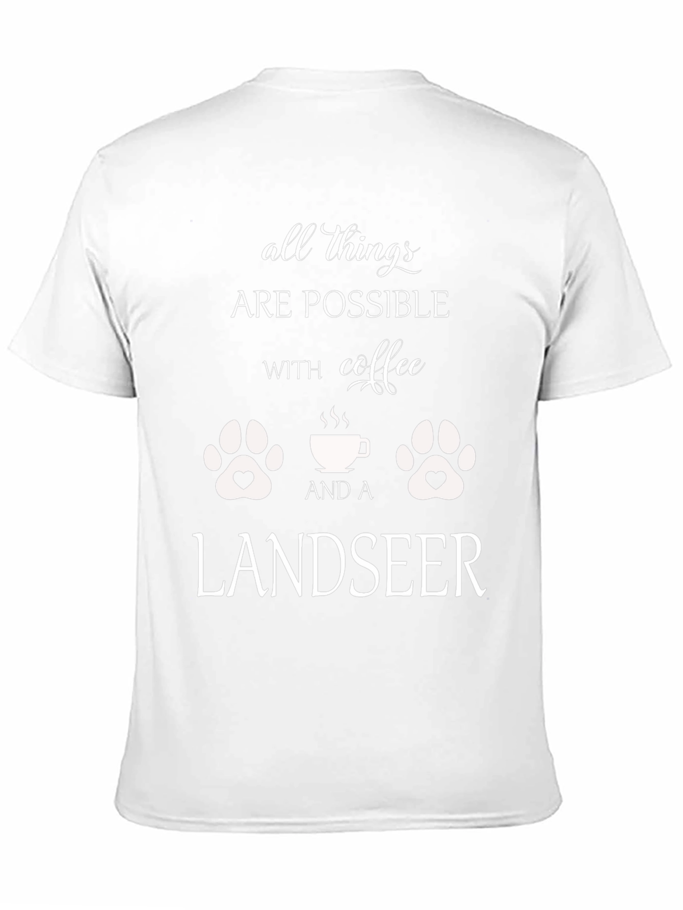 All Things Possible Landseer Dog T-Shirt