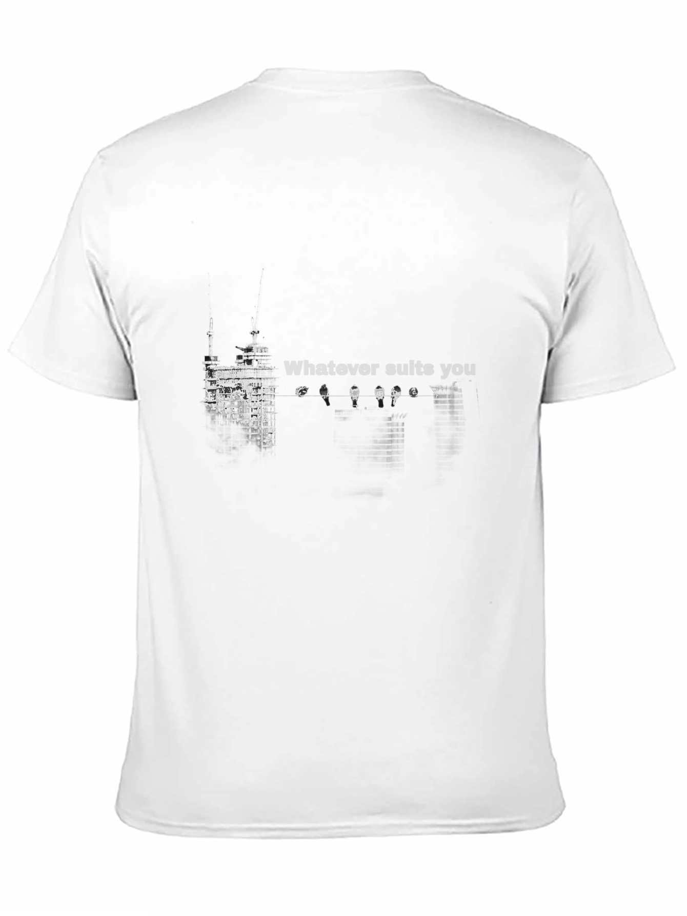 Whatever Suits You Black Graphic Tee
