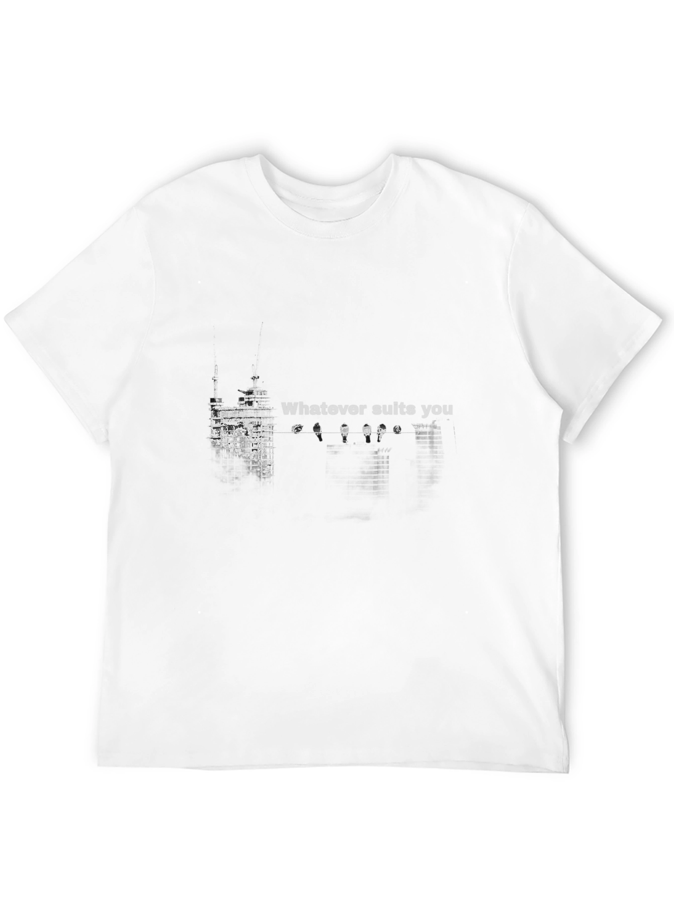 Whatever Suits You Black Graphic Tee