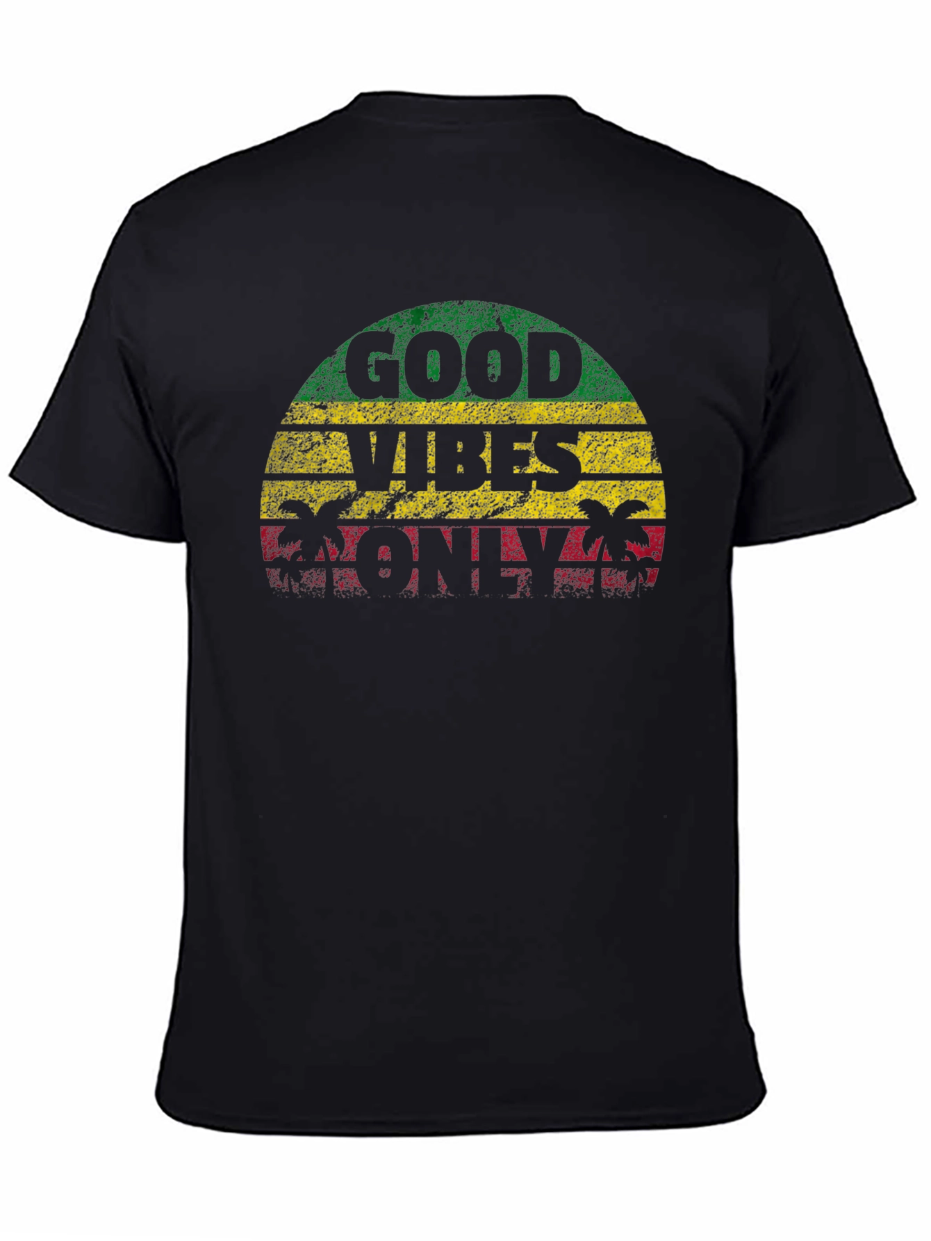 Good Vibes Only Graphic T-Shirt - Reggae Style