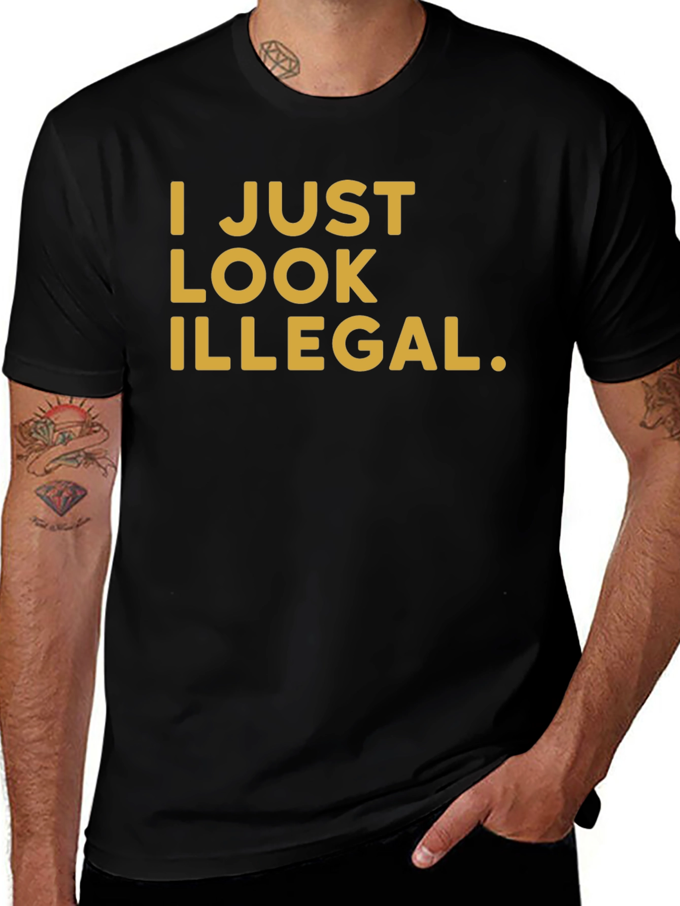 I Just Look Illegal Graphic Tee