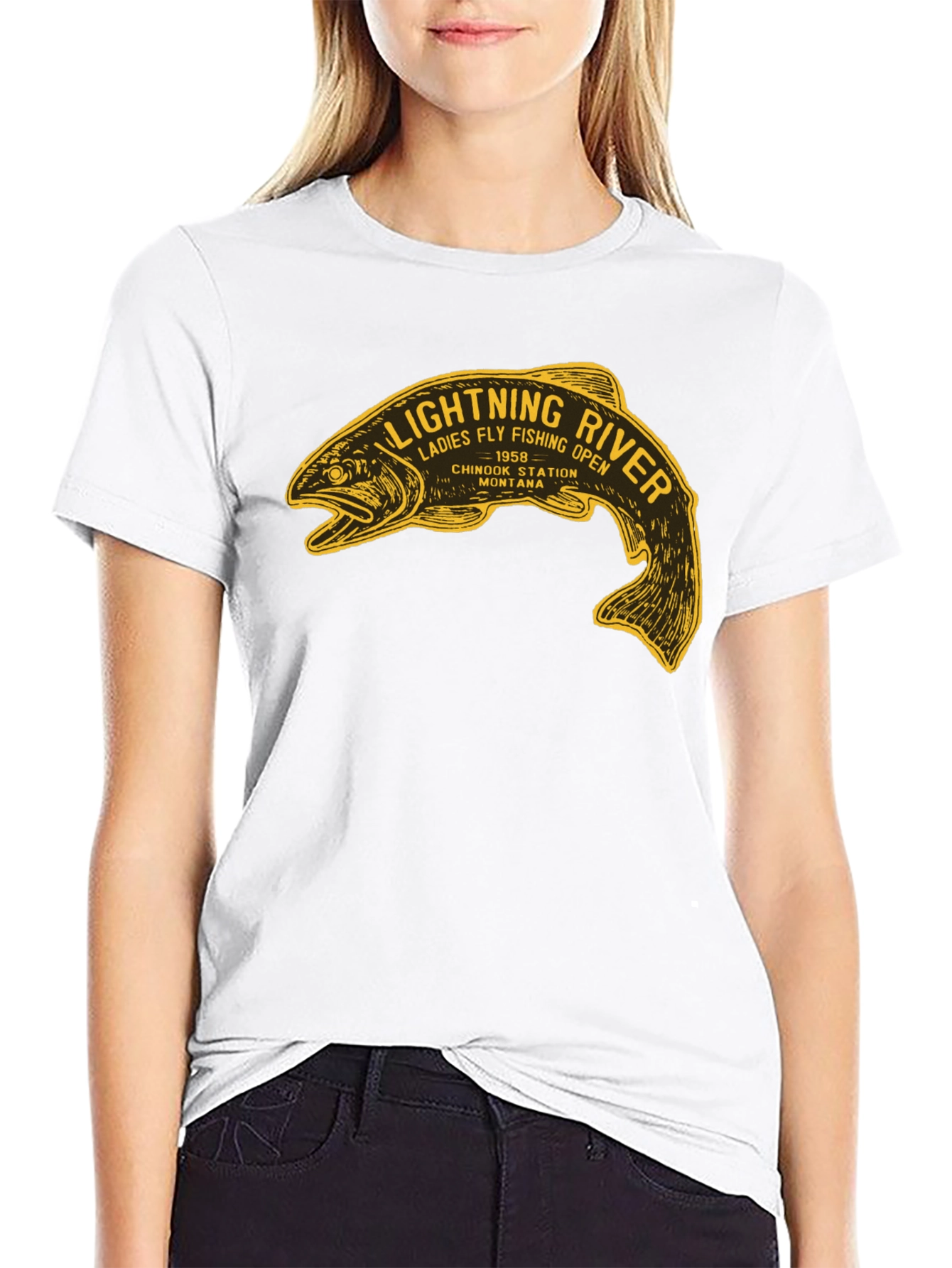 Lightning River Ladies Fishing T-Shirt
