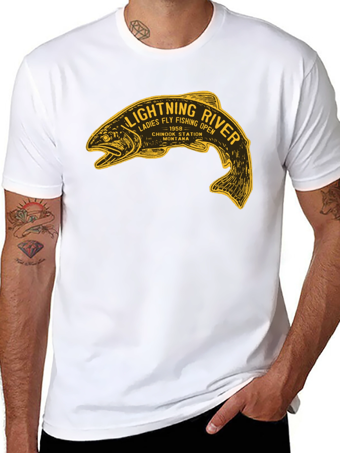 Lightning River Ladies Fishing T-Shirt