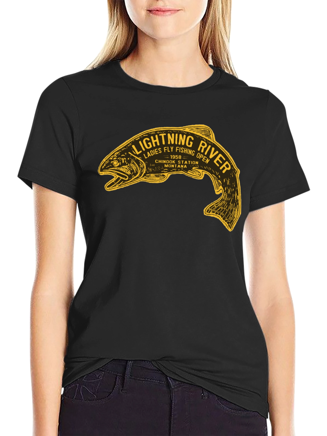 Lightning River Ladies Fishing T-Shirt