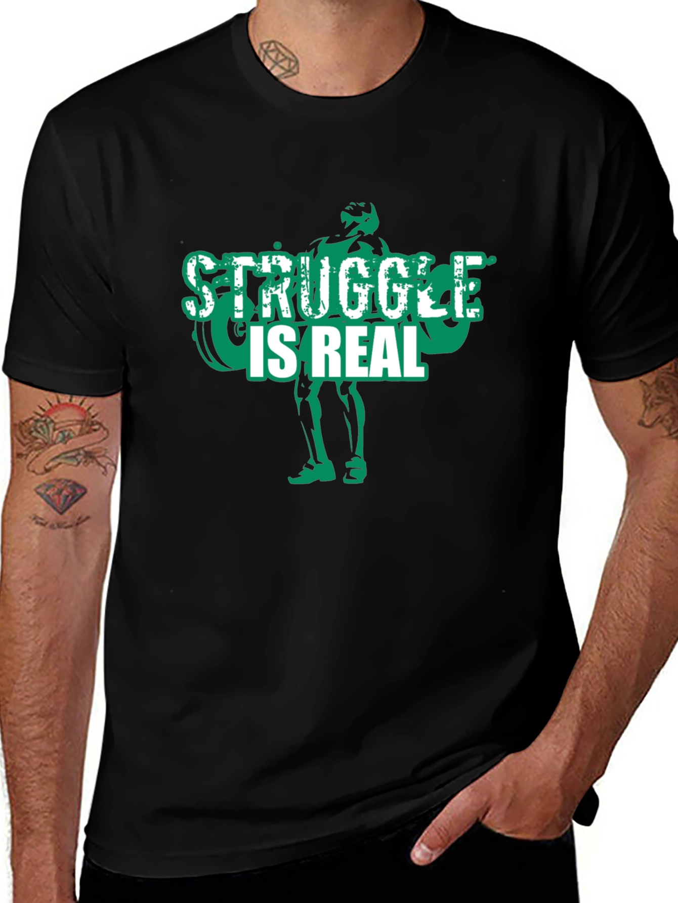 Struggle is Real Gym T-Shirt