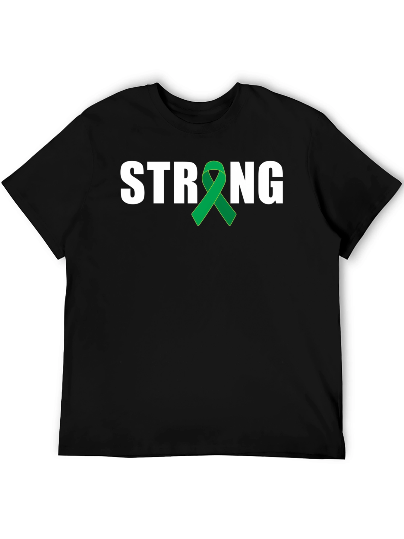 Strong Awareness Ribbon Tee - Black