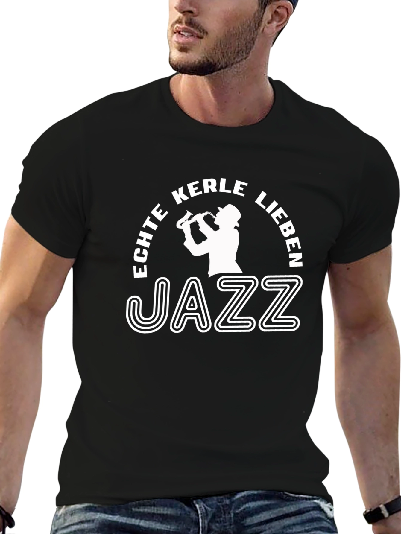 Echte Kerle Lieben Jazz T-Shirt