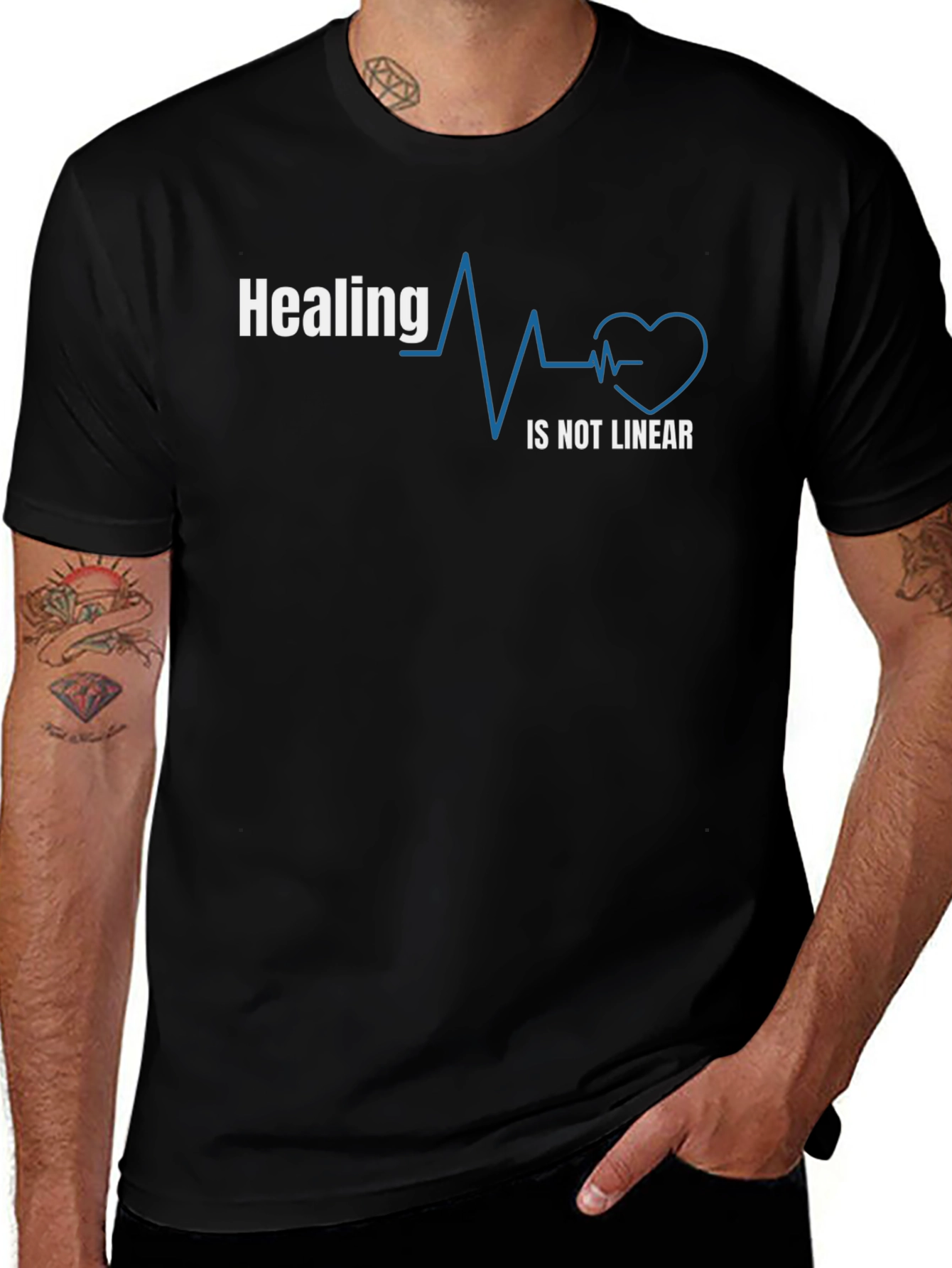 Healing Isnt Linear T-Shirt - Unisex Cotton Tee