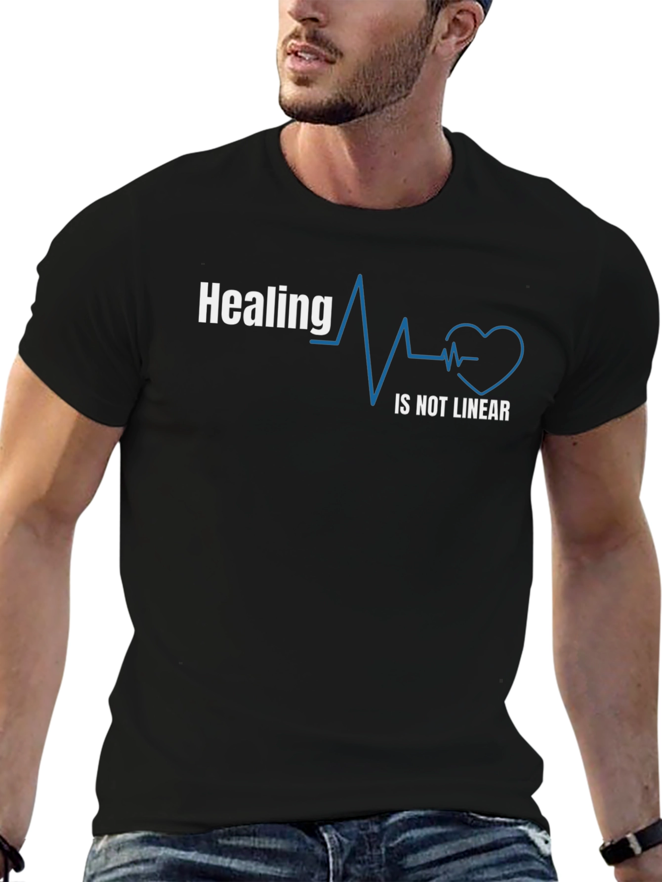 Healing Isnt Linear T-Shirt - Unisex Cotton Tee
