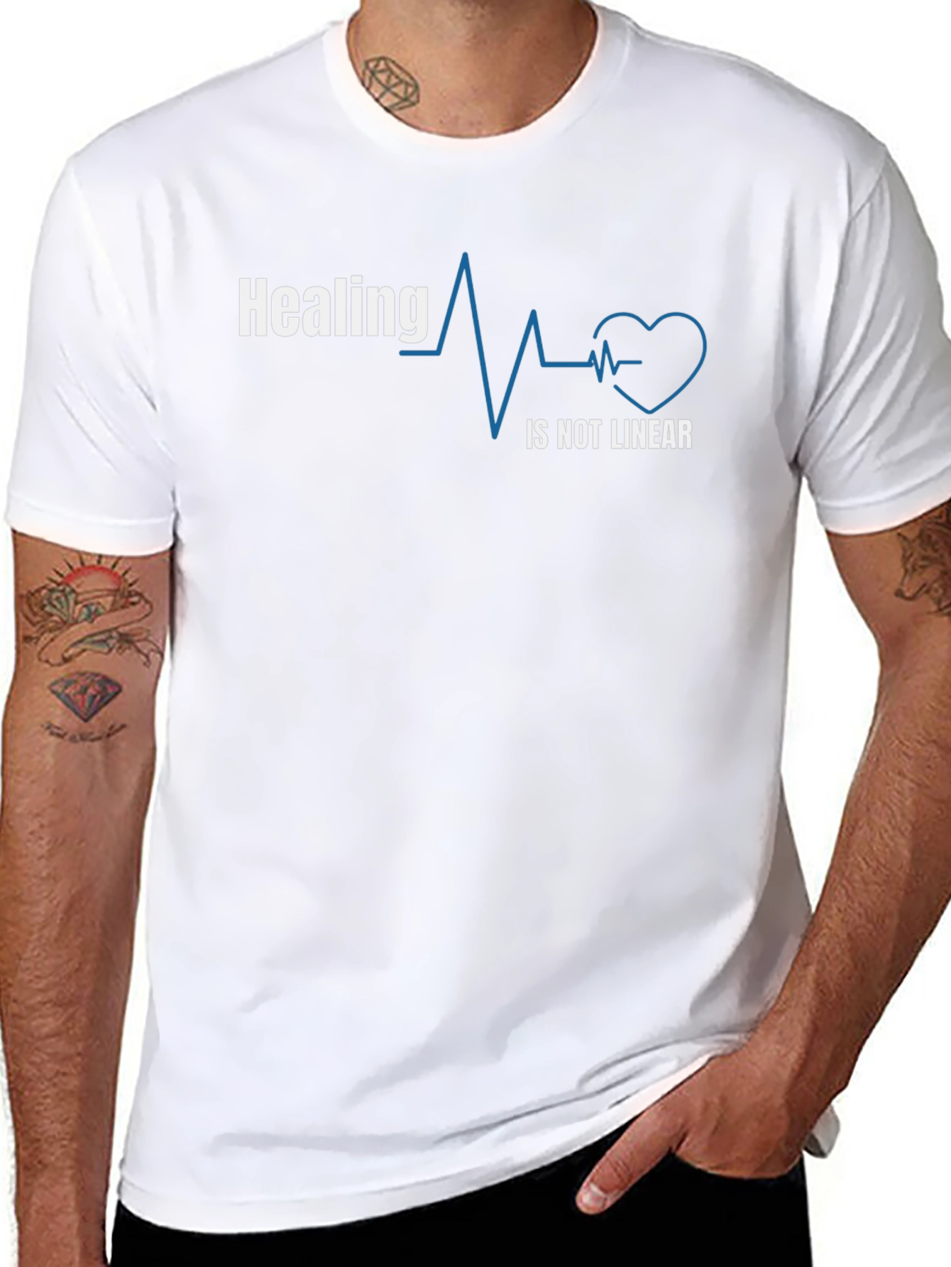 Healing Isnt Linear T-Shirt - Unisex Cotton Tee