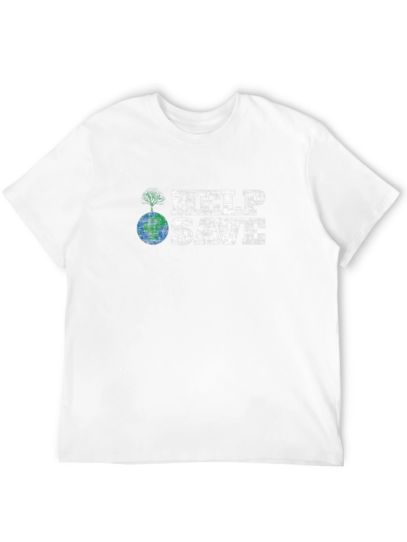 Help Save Earth Graphic T-Shirt - Black