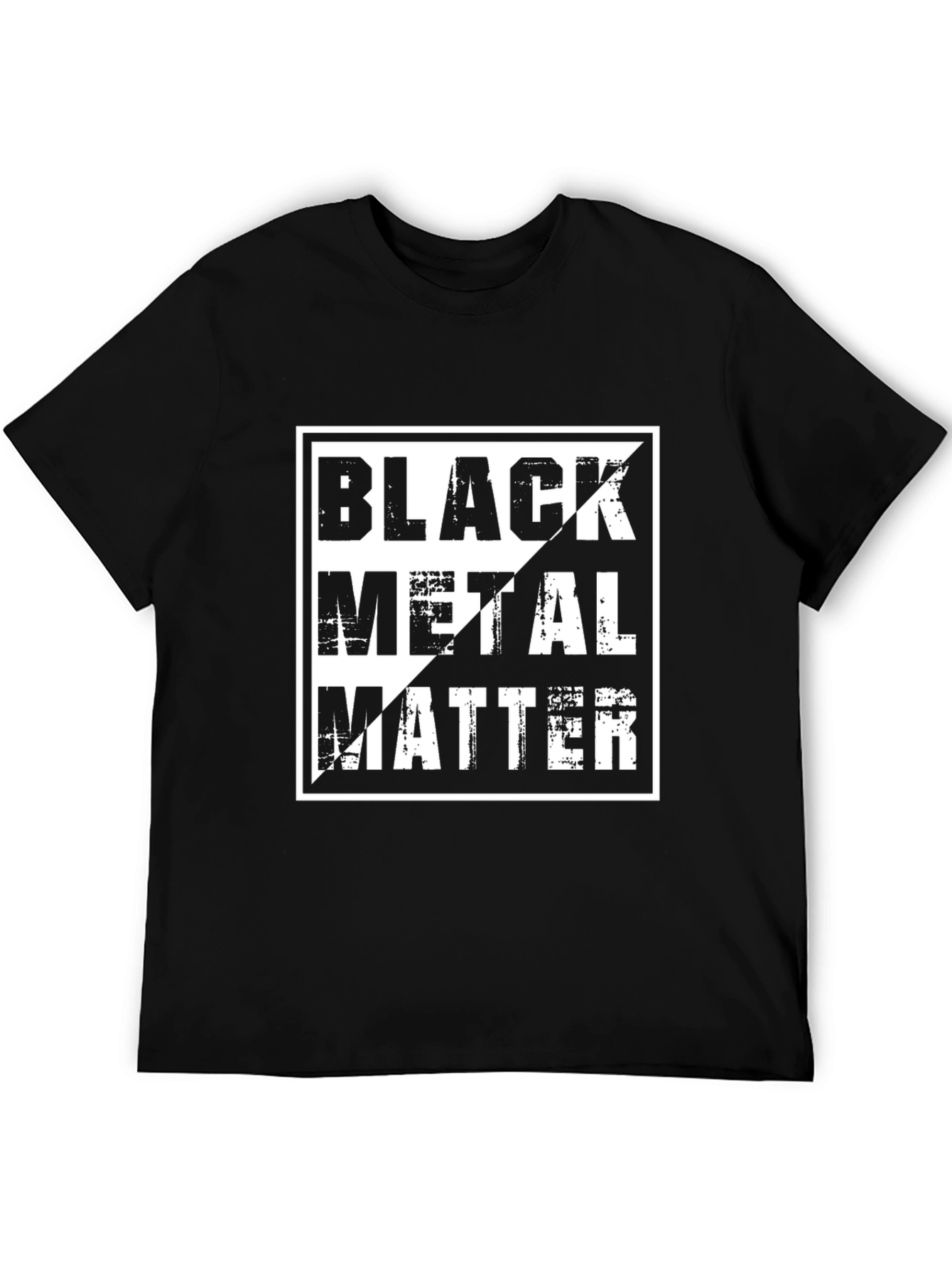 Black Metal Matter Graphic T-Shirt