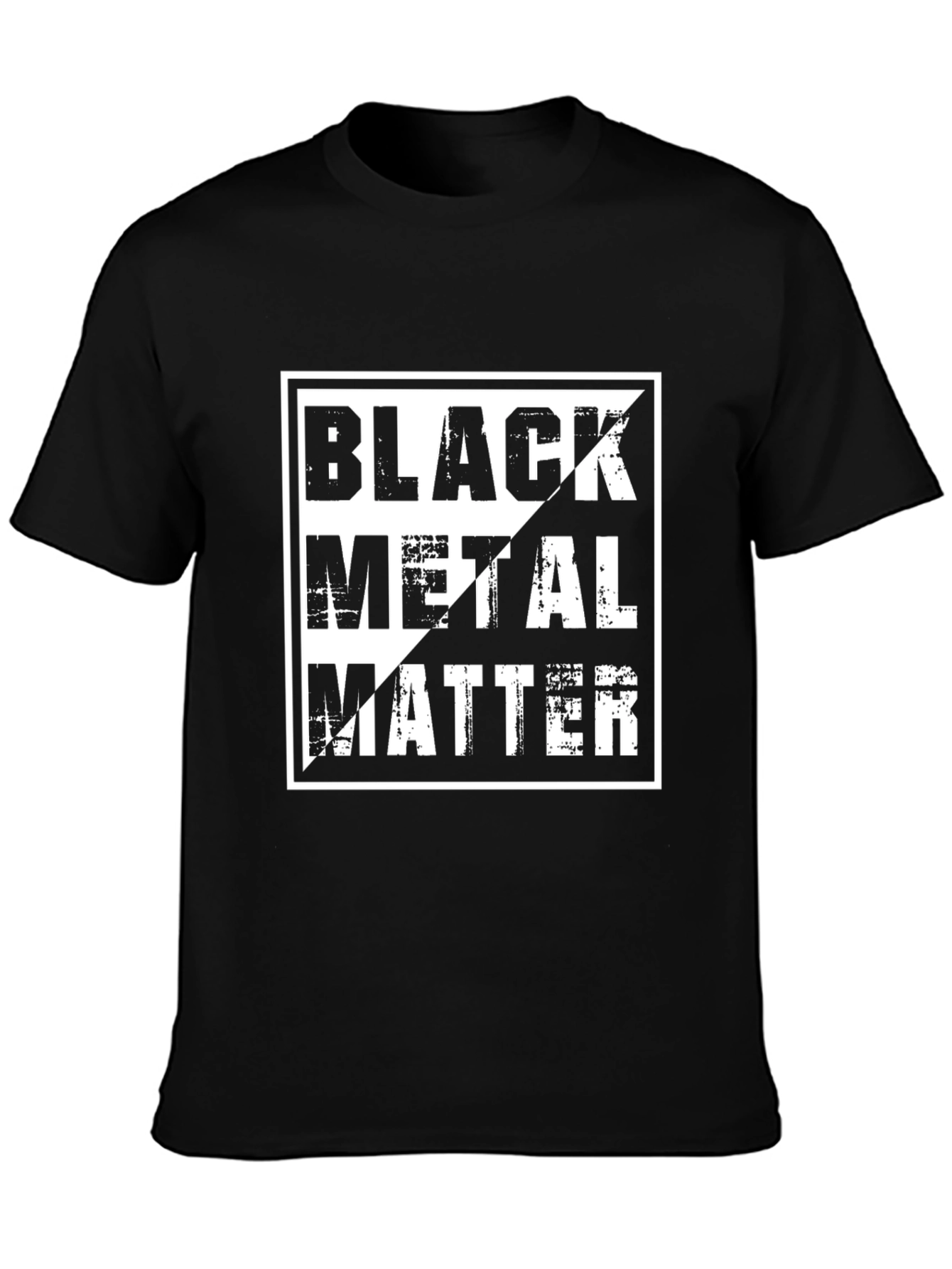 Black Metal Matter Graphic T-Shirt