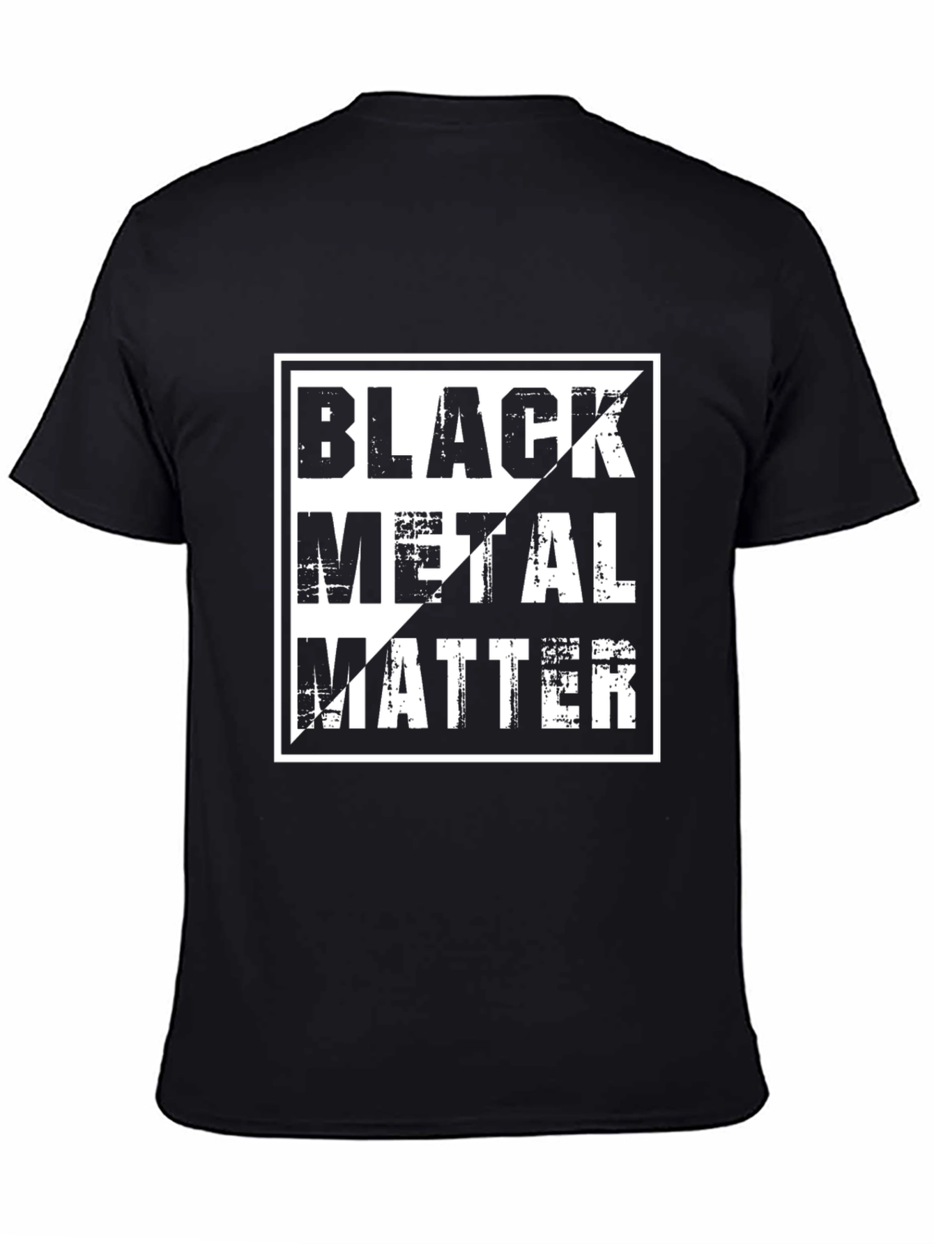 Black Metal Matter Graphic T-Shirt