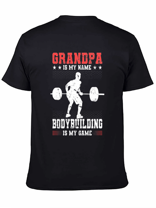 Grandpa Bodybuilding T-Shirt - Weightlifting Gym Tee