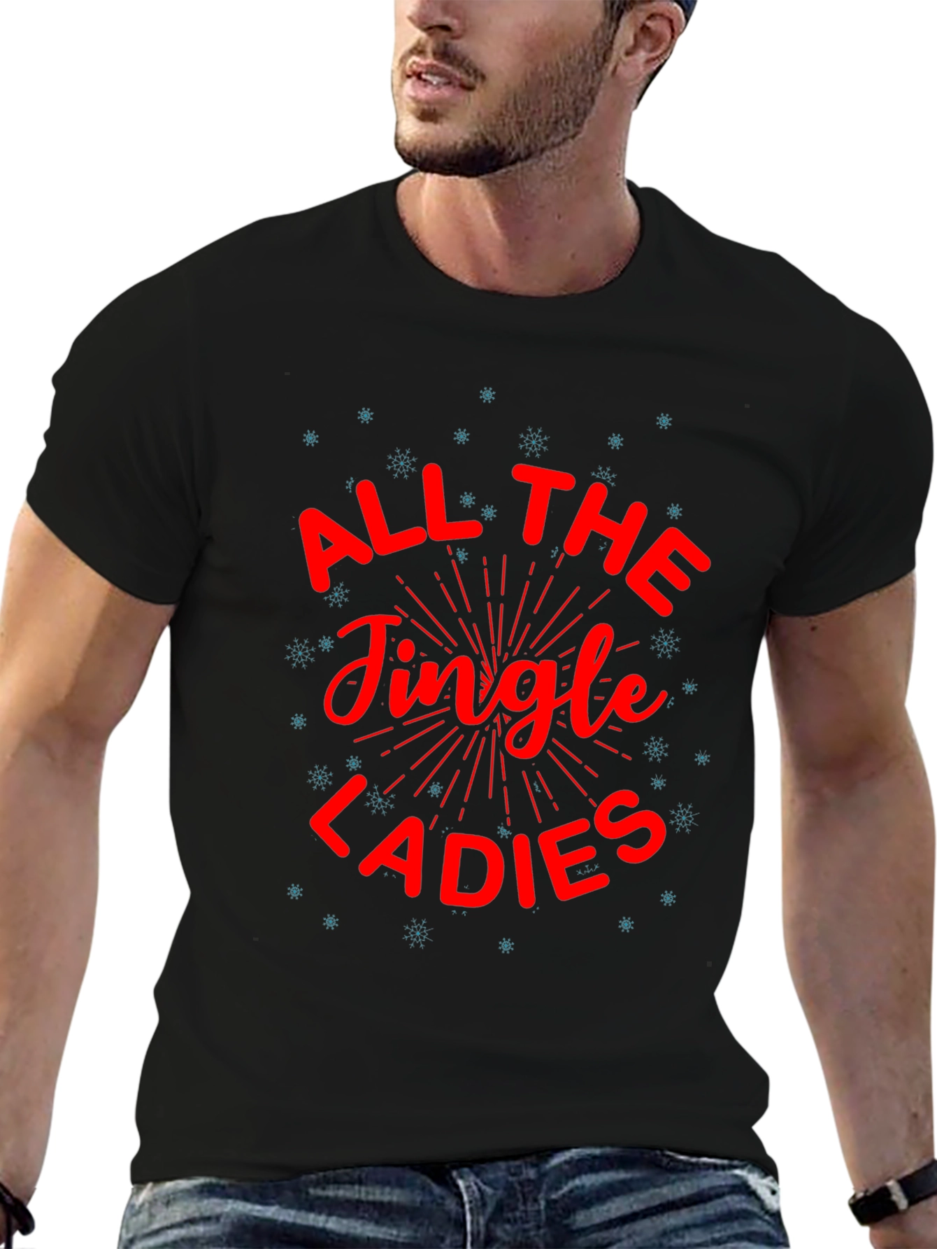 Jingle Ladies Graphic Tee - Holiday Cheer