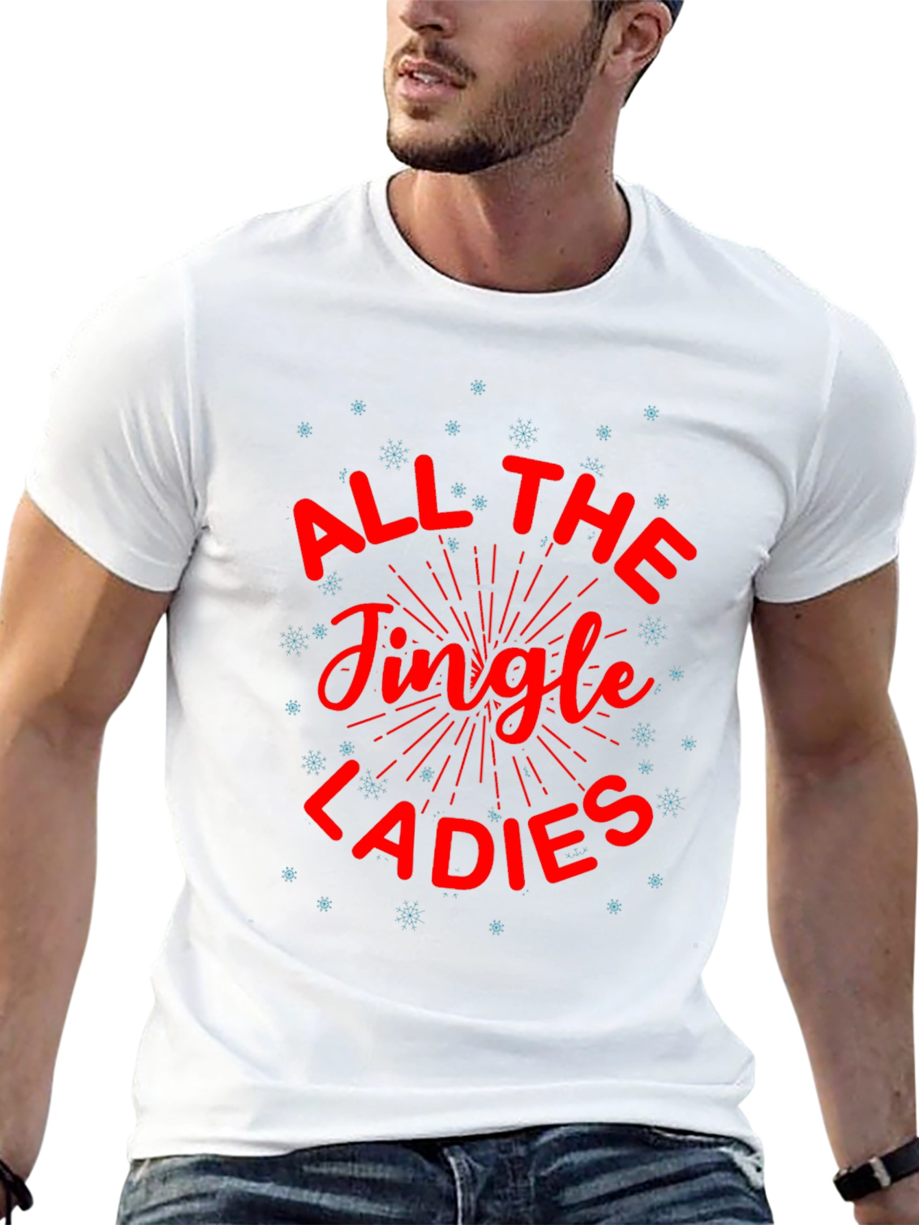 Jingle Ladies Graphic Tee - Holiday Cheer