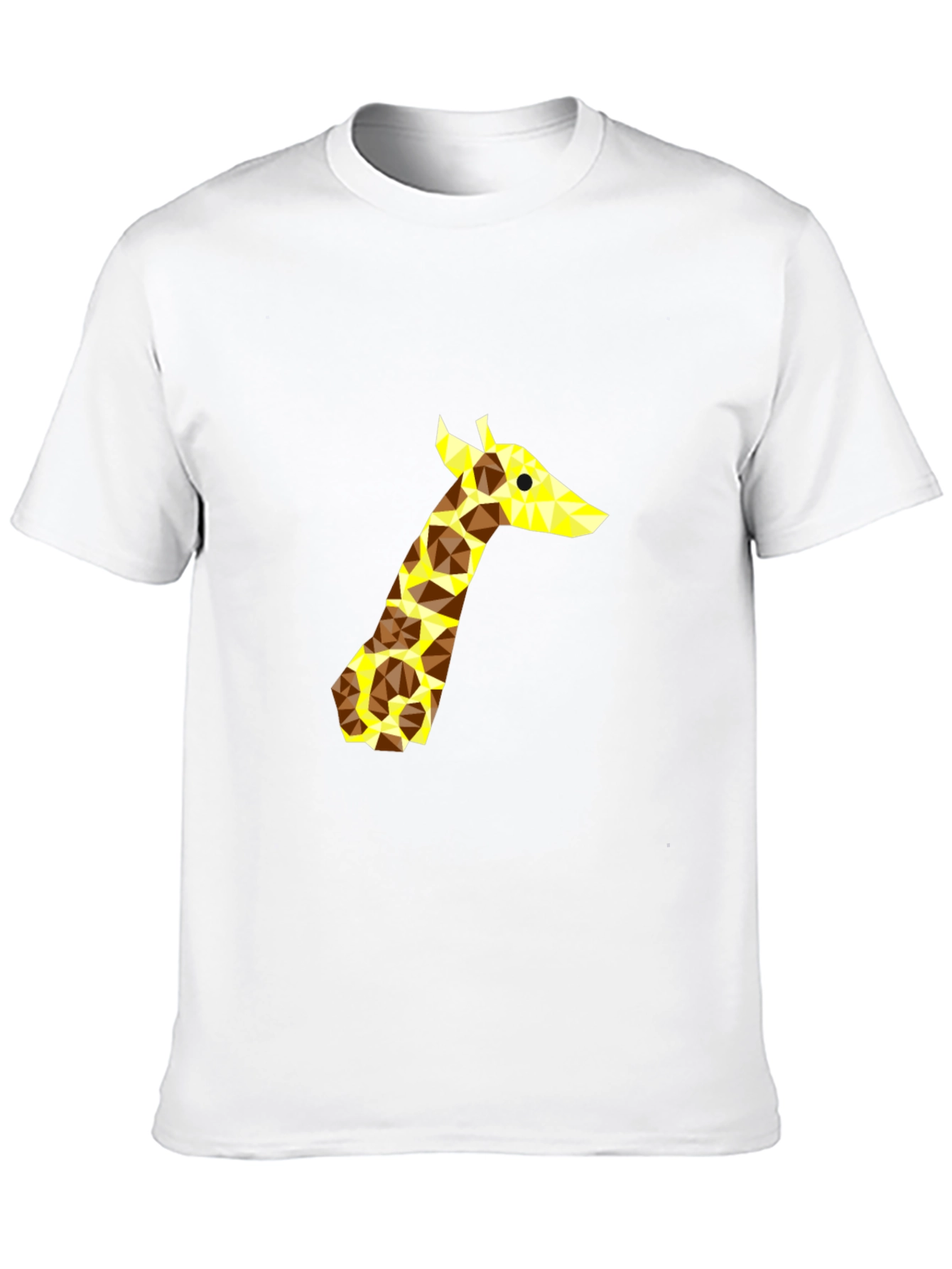 Geometric Giraffe Graphic Tee
