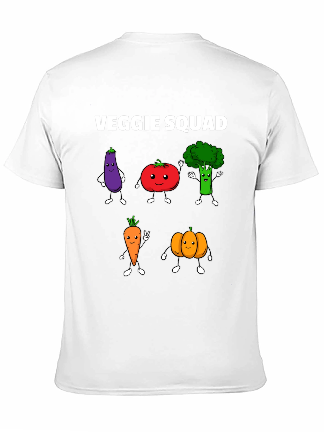 Veggie Squad Graphic Tee - Black T-Shirt