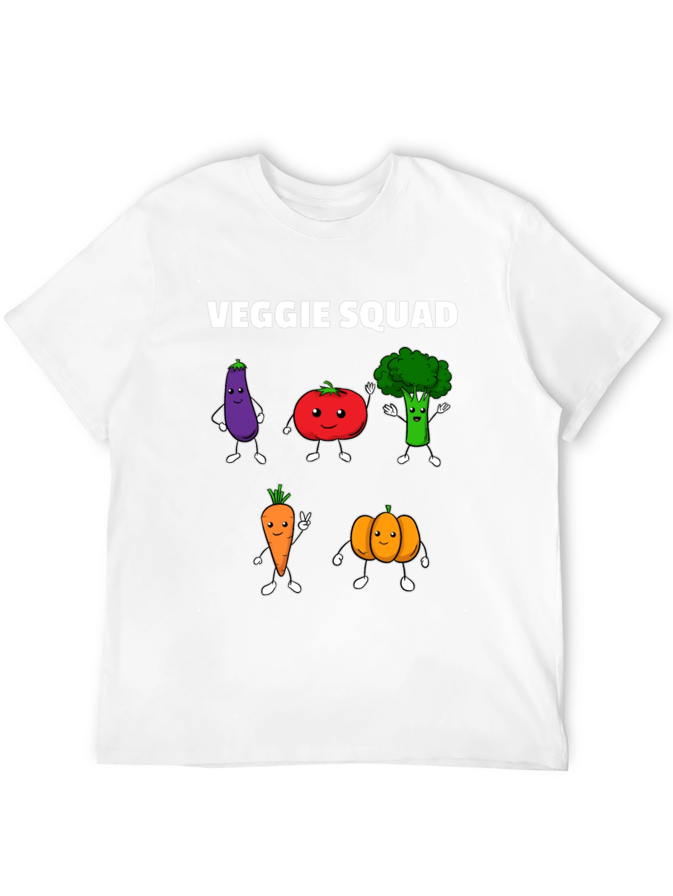 Veggie Squad Graphic Tee - Black T-Shirt