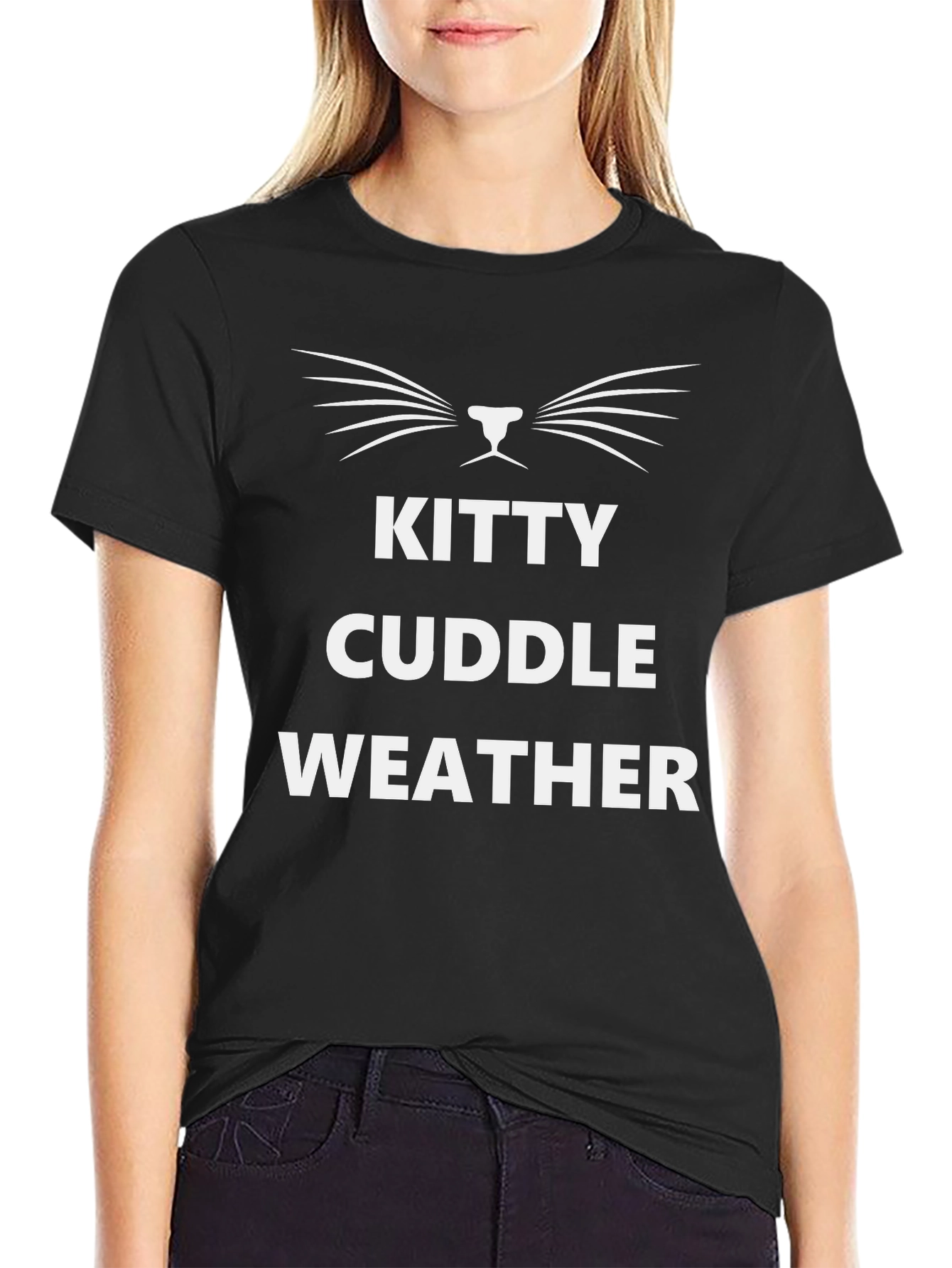 Kitty Cuddle Weather T-Shirt - Cat Lover Tee