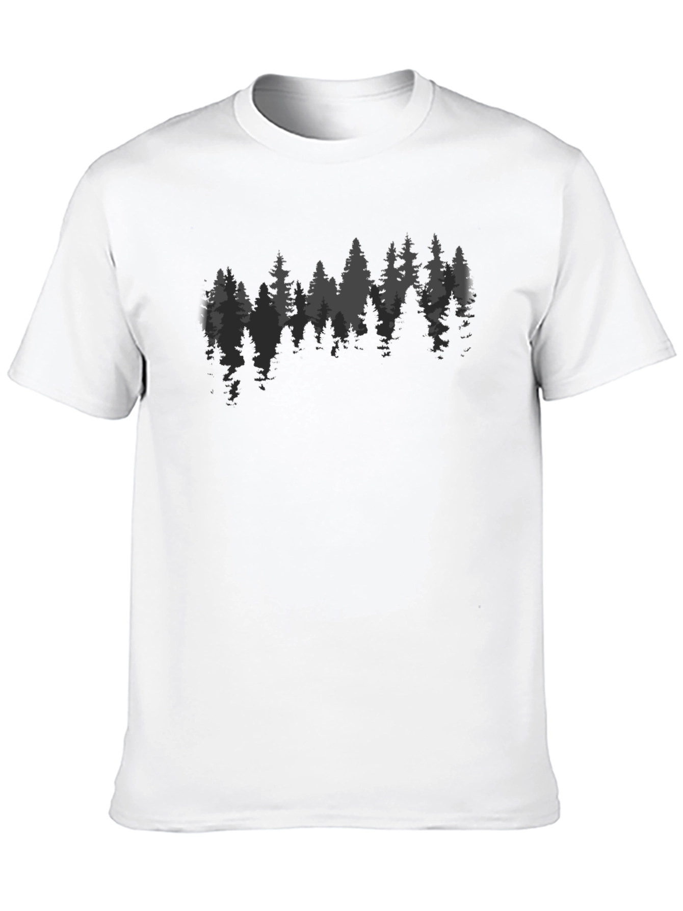 Nature Forest Trees Graphic T-Shirt - Casual Style