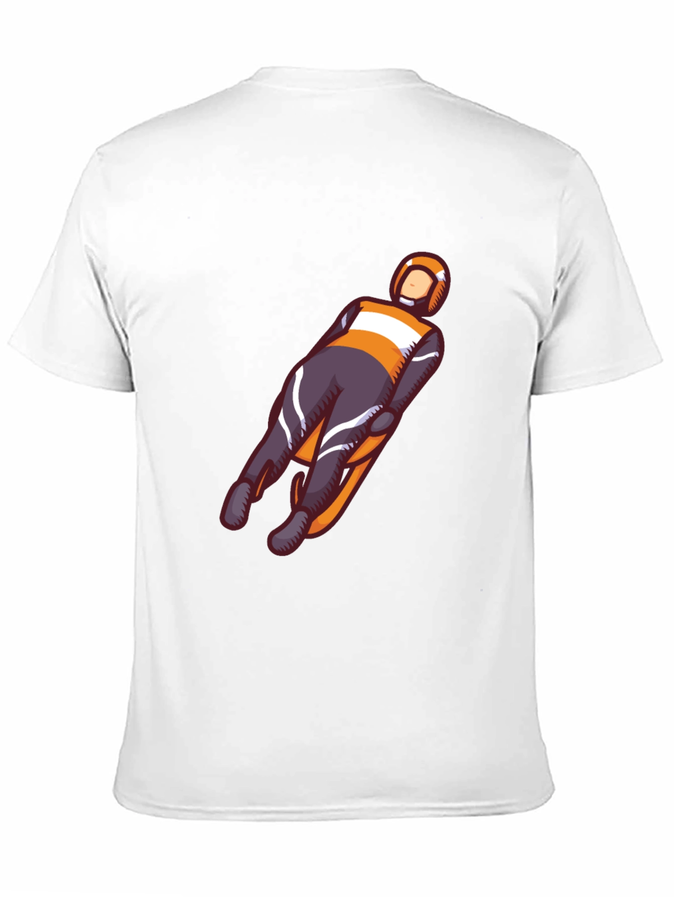 Luge T-Shirt: Black Cotton Graphic Tee
