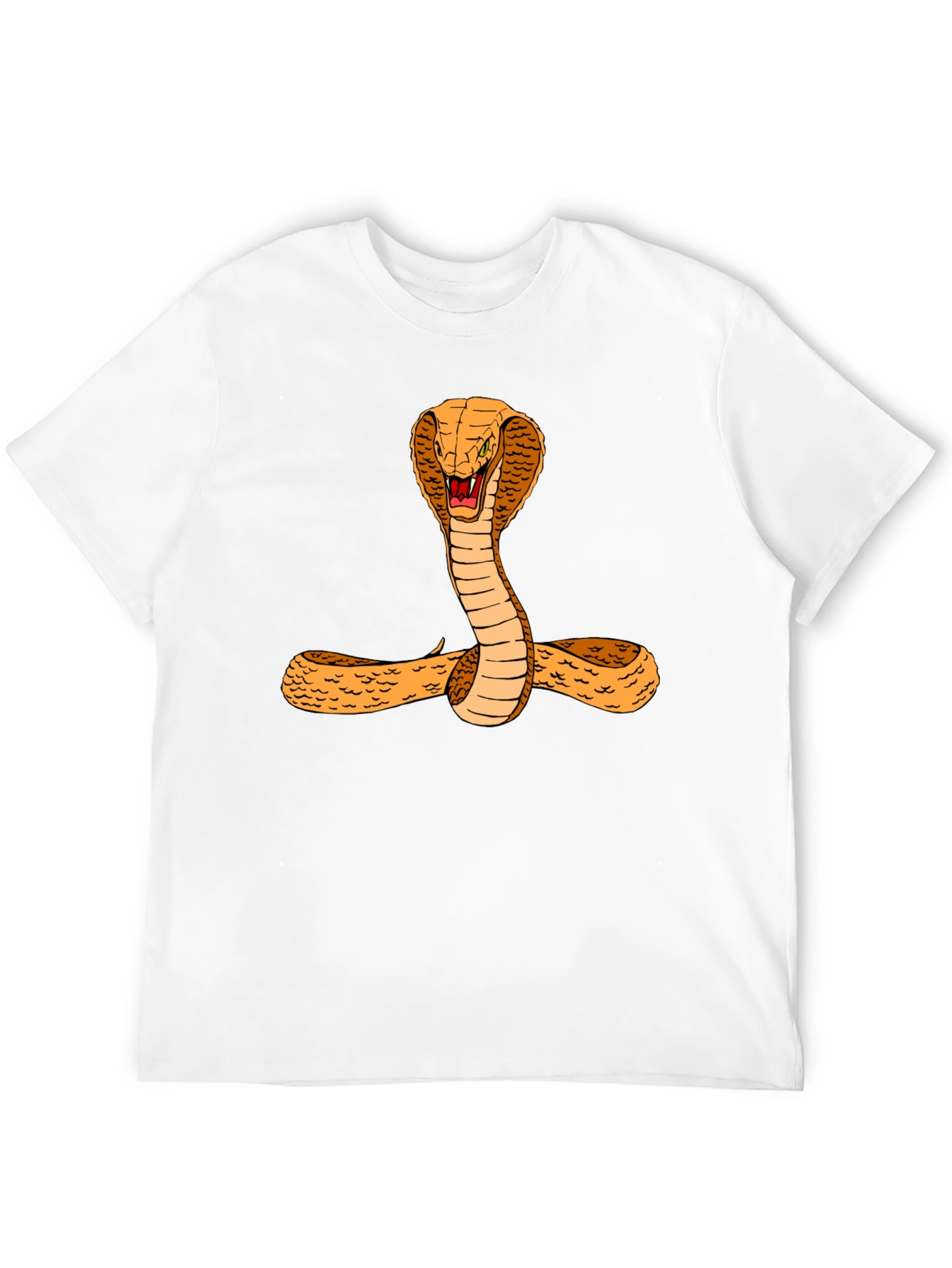 Cobra Graphic Tee - Bold Snake Design