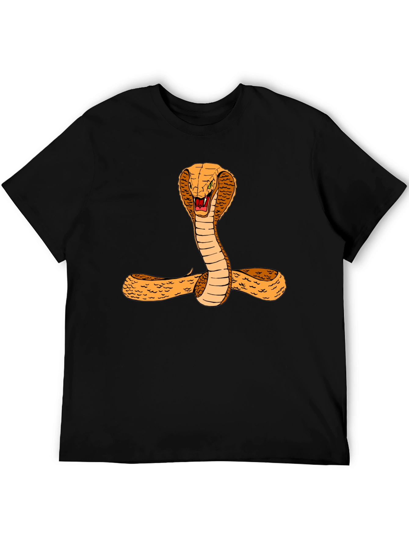Cobra Graphic Tee - Bold Snake Design