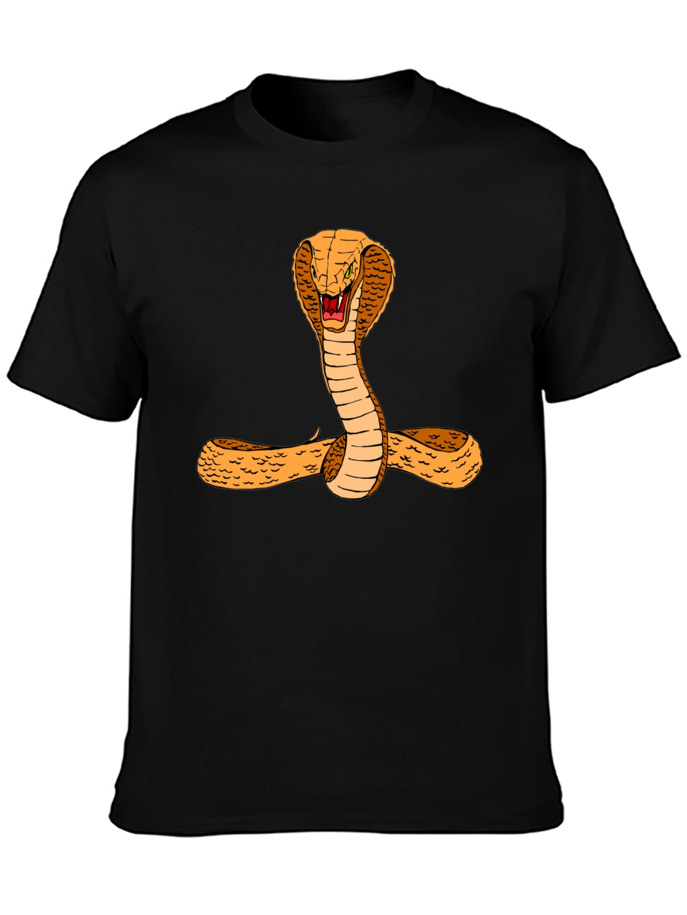 Cobra Graphic Tee - Bold Snake Design
