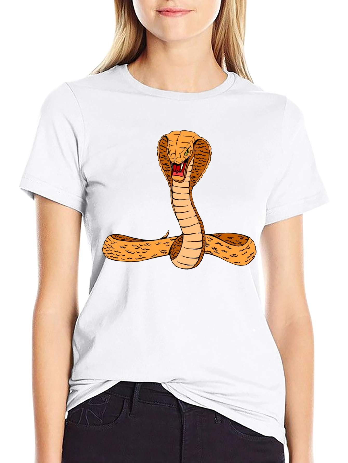 Cobra Graphic Tee - Bold Snake Design
