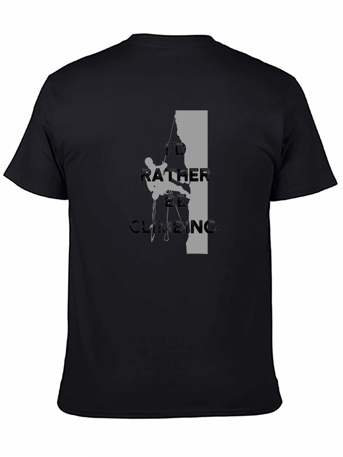 Rock Climbing T-Shirt - Id Rather Be Climbing Tee