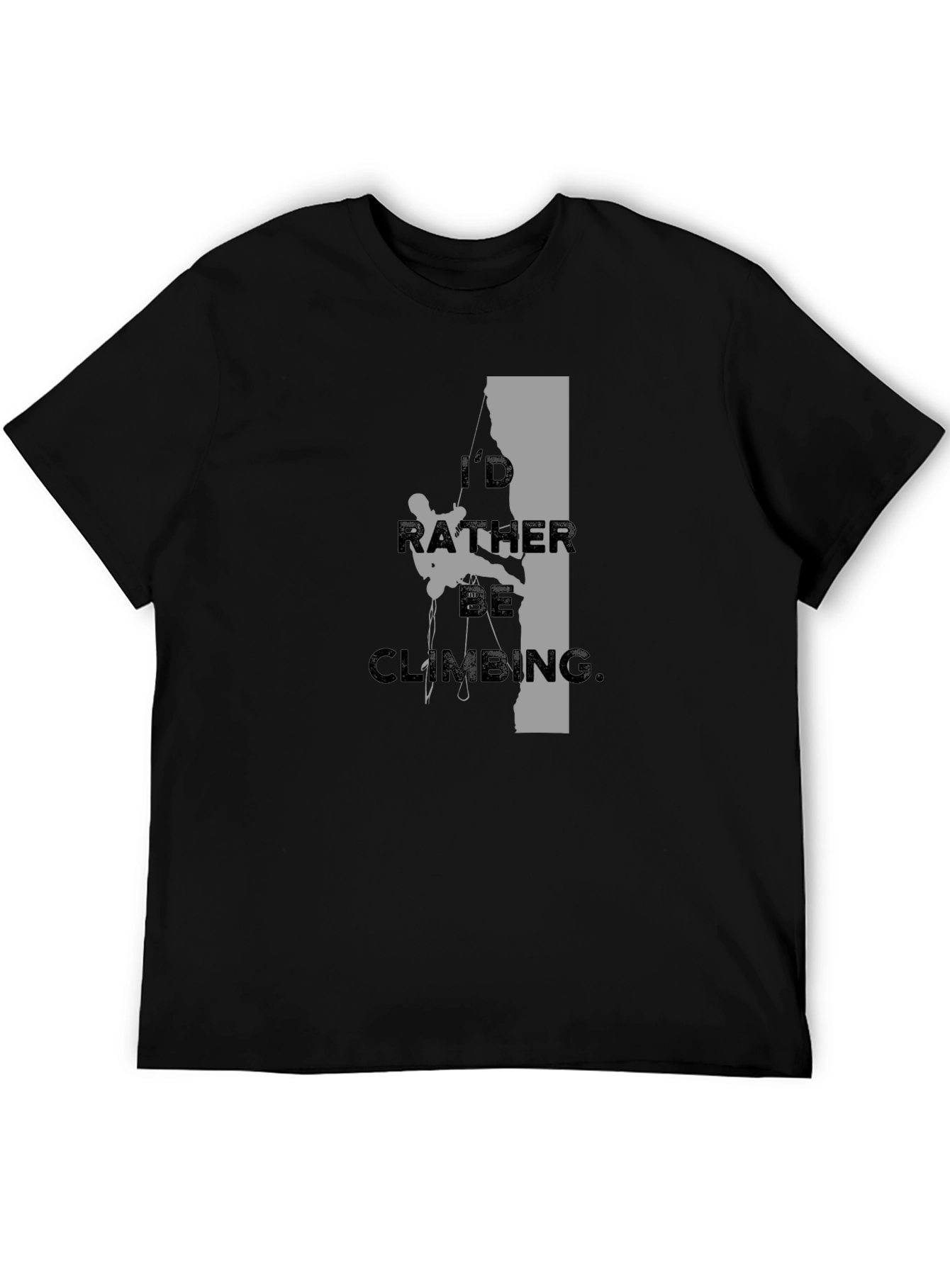 Rock Climbing T-Shirt - Id Rather Be Climbing Tee