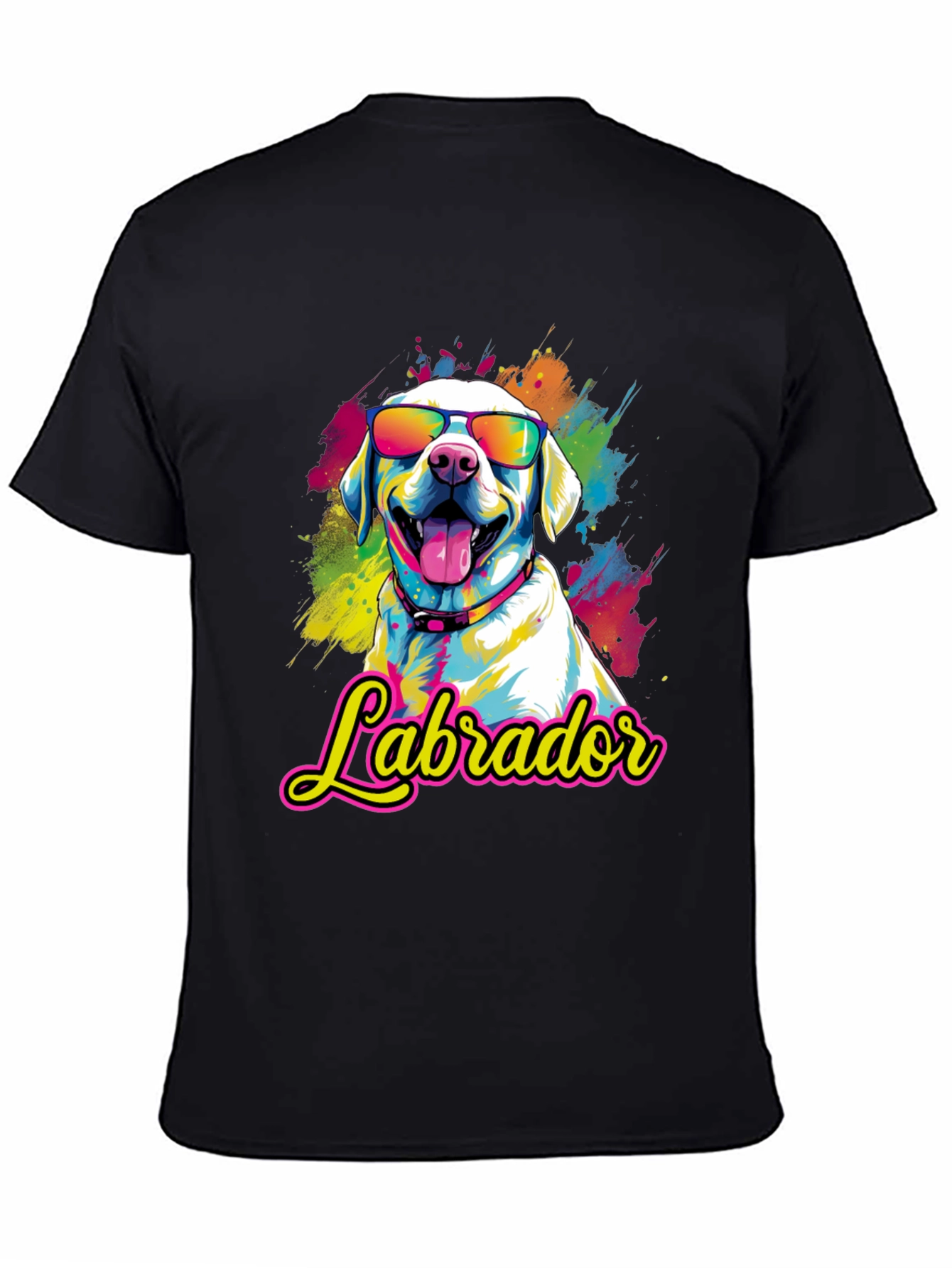 Cool Labrador Dog Graphic T-Shirt