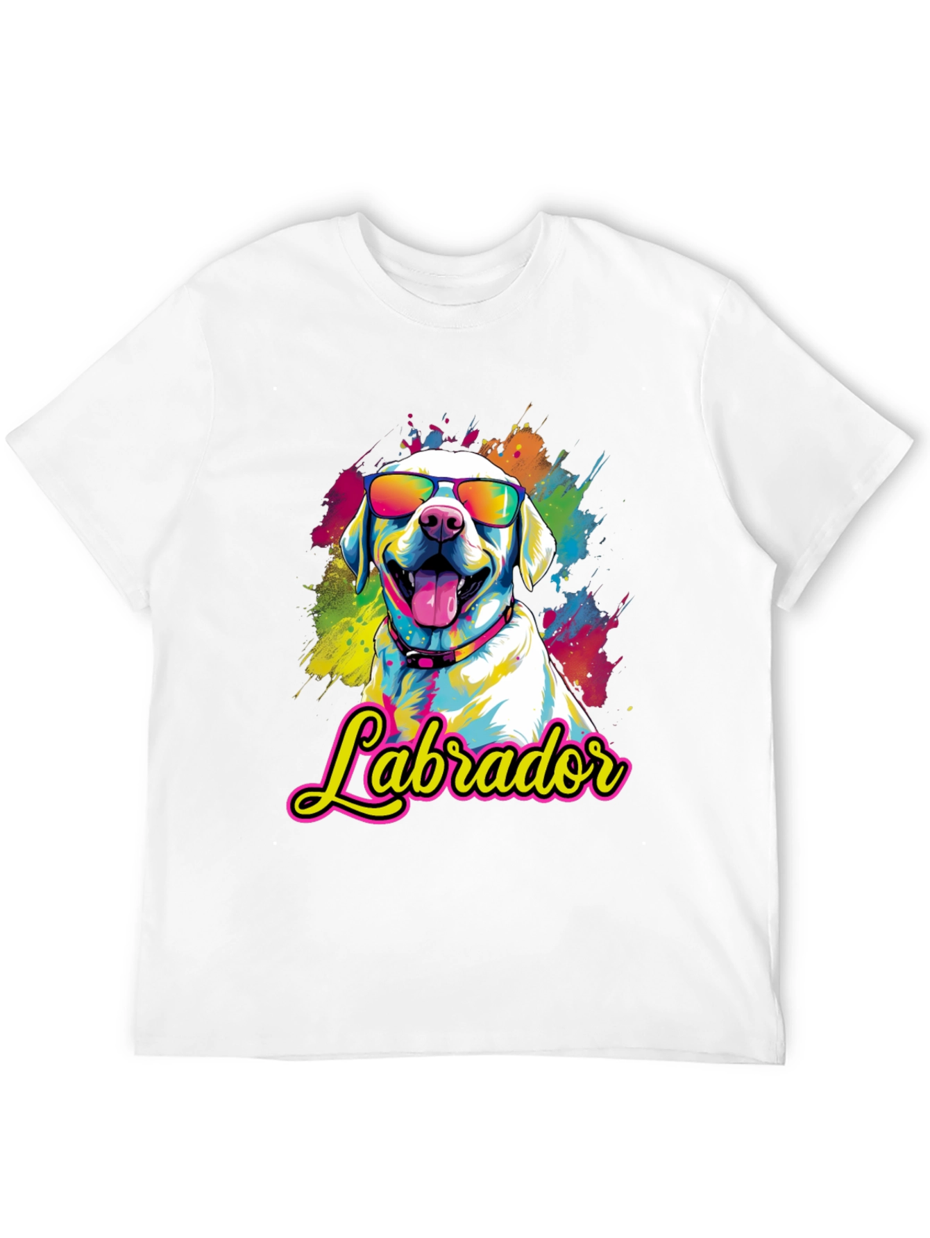 Cool Labrador Dog Graphic T-Shirt
