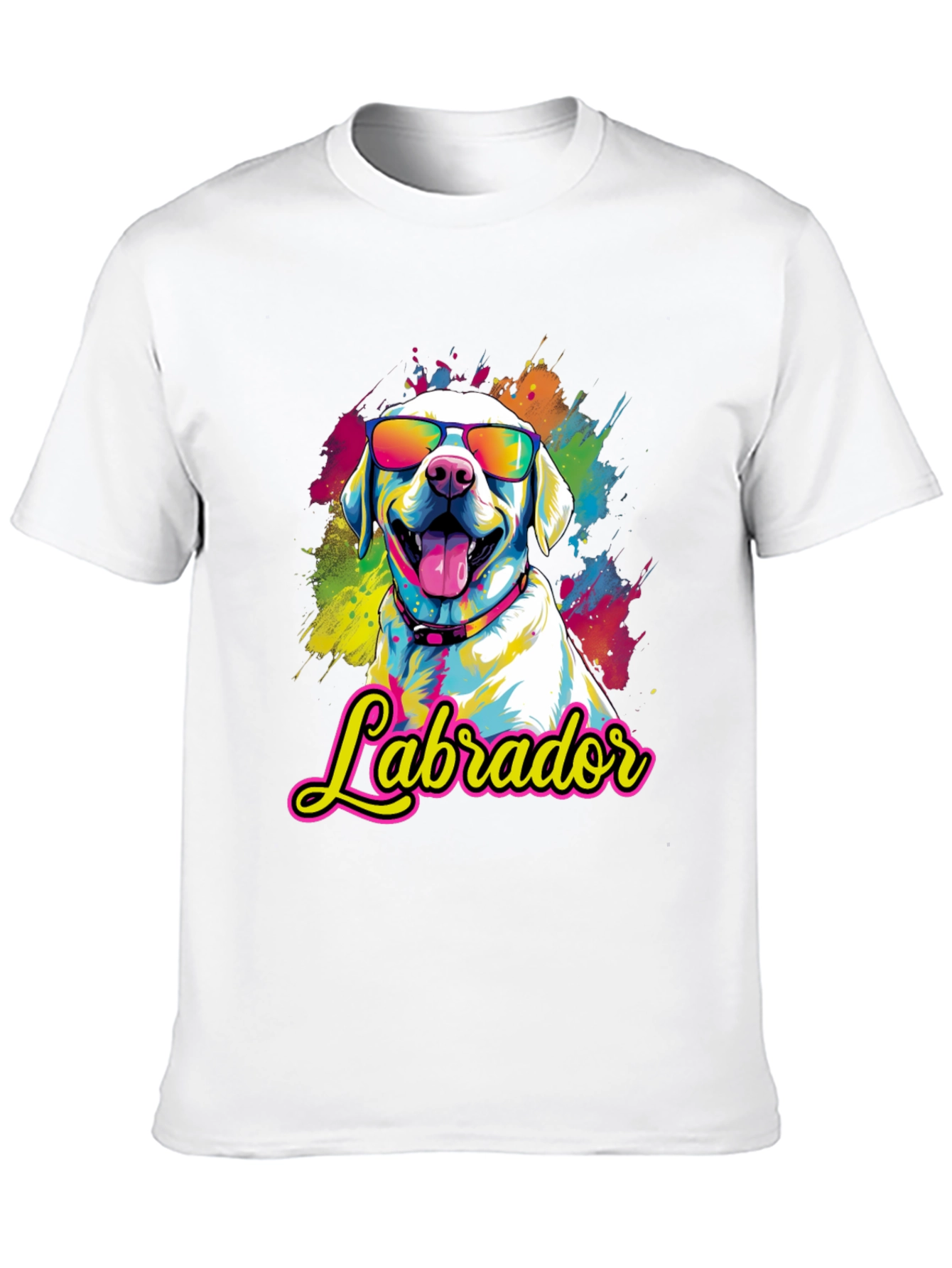 Cool Labrador Dog Graphic T-Shirt