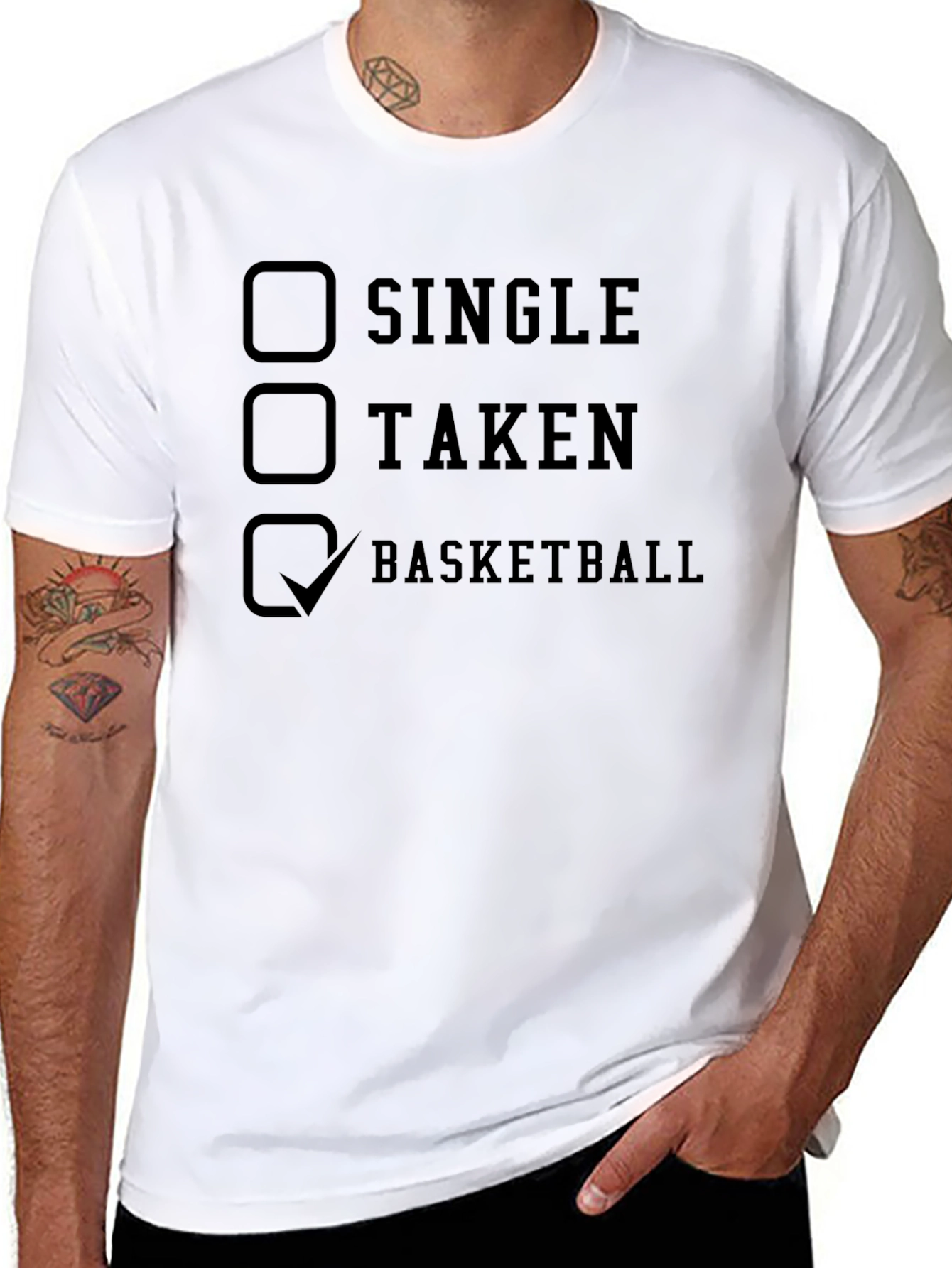 Basketball Obsessed Black T-Shirt