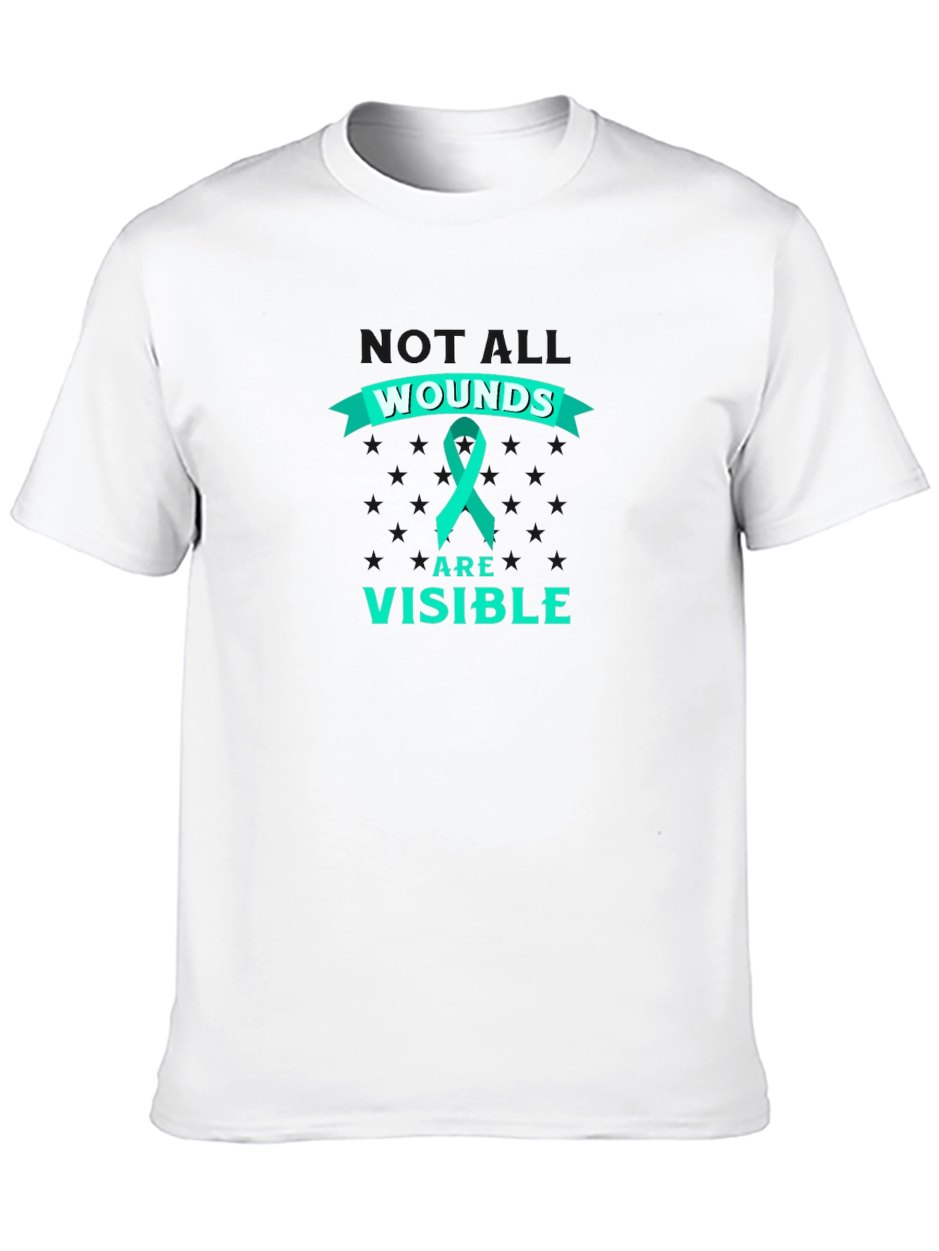 Wounds Are Visible T-Shirt - Mental Health Awareness
