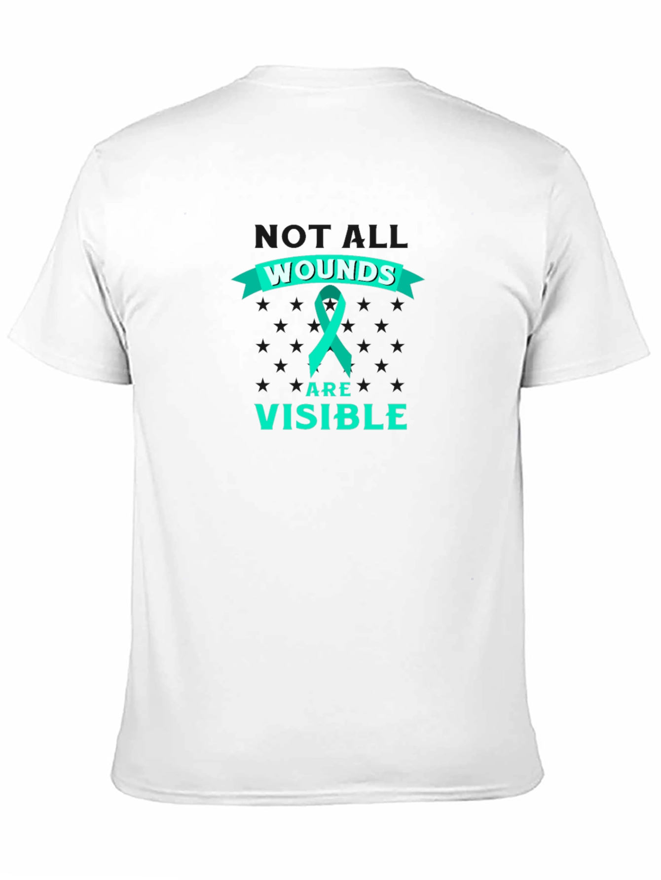 Wounds Are Visible T-Shirt - Mental Health Awareness