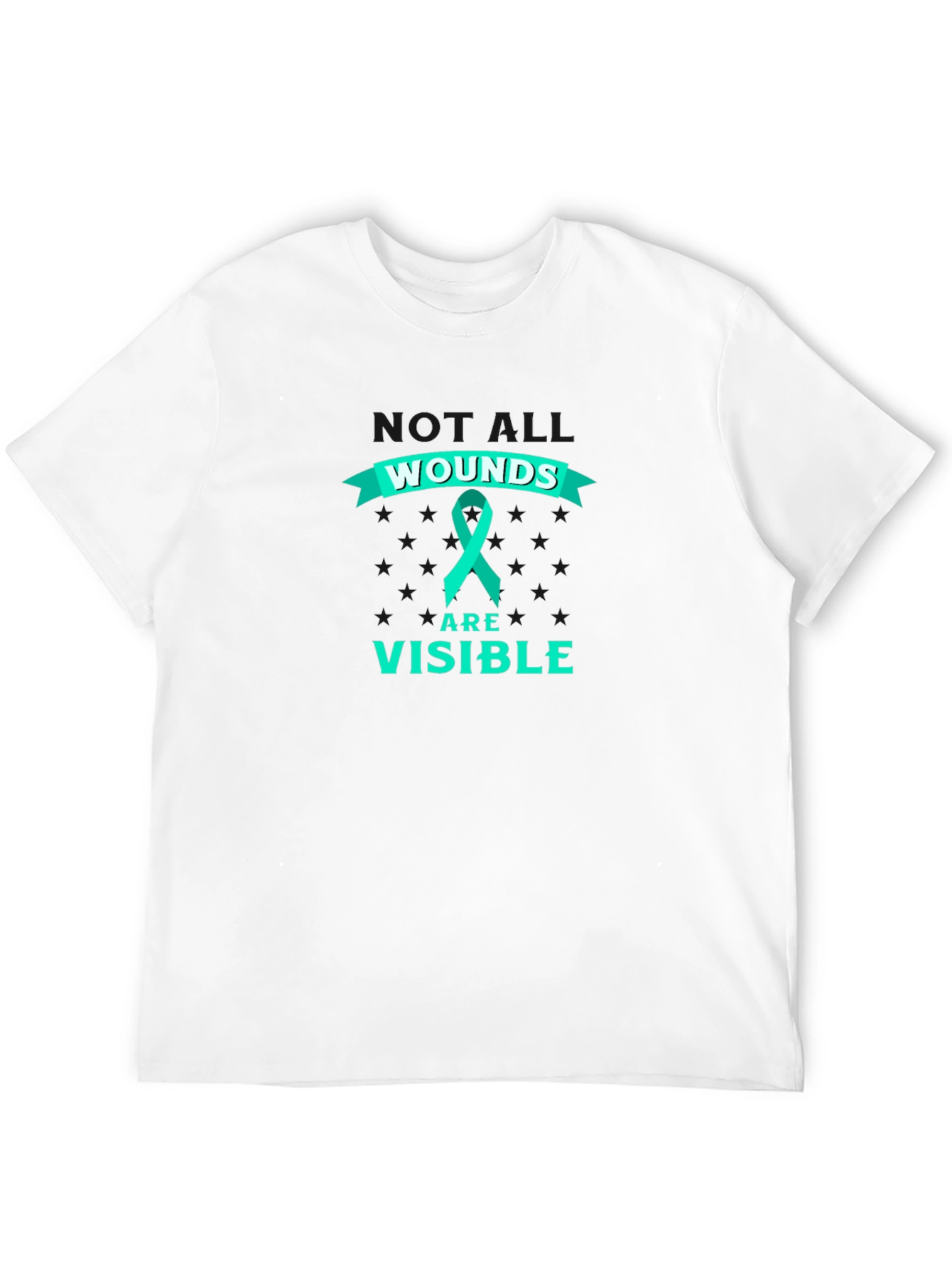 Wounds Are Visible T-Shirt - Mental Health Awareness
