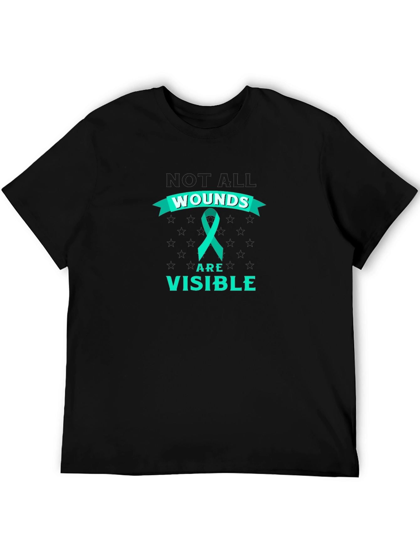 Wounds Are Visible T-Shirt - Mental Health Awareness