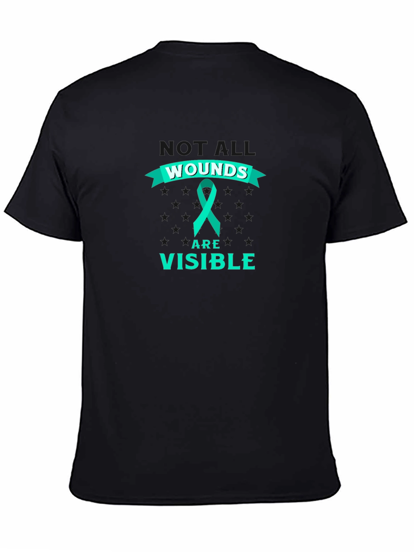 Wounds Are Visible T-Shirt - Mental Health Awareness