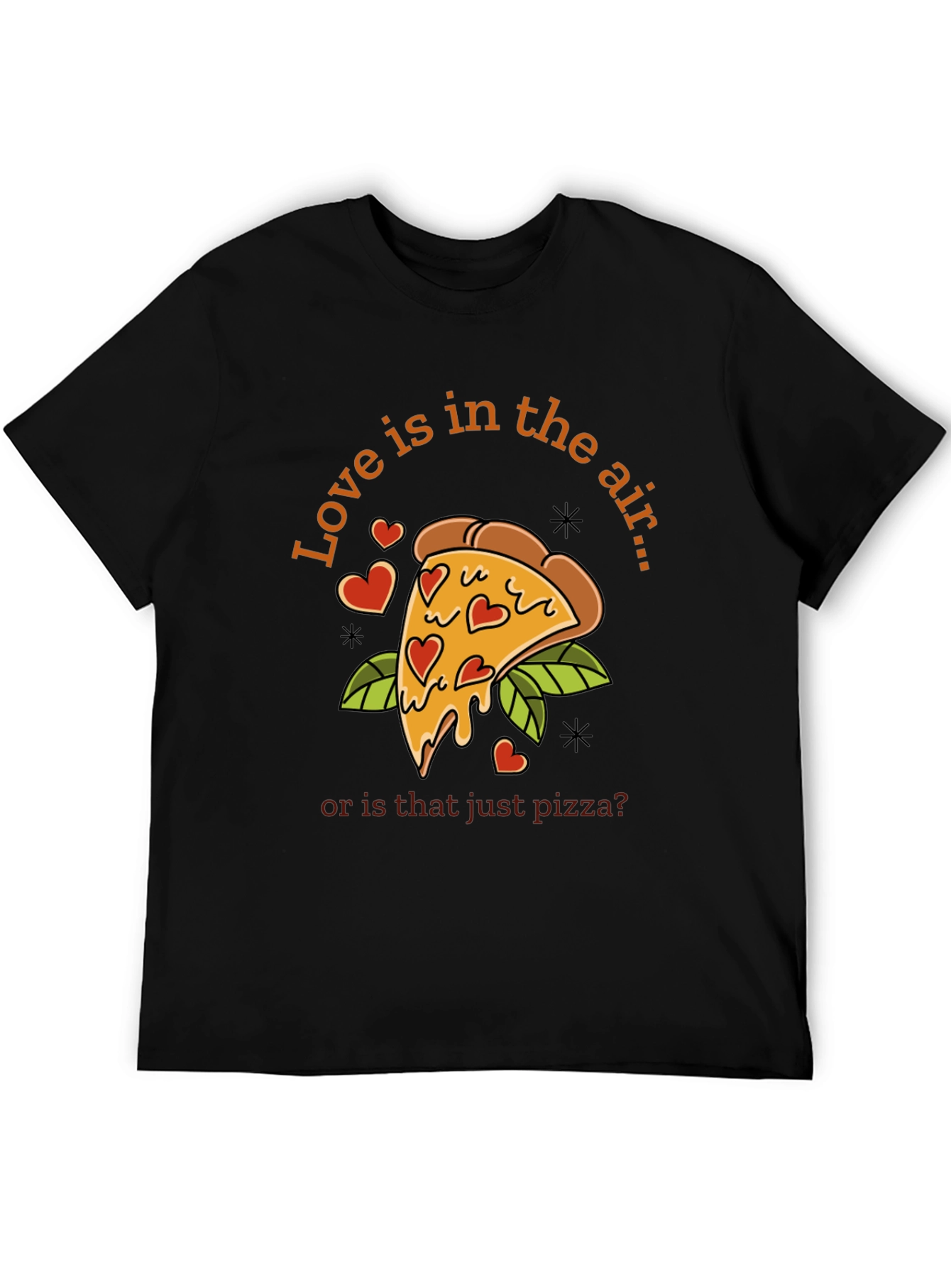 Love & Pizza T-Shirt - Funny Valentines Day Tee