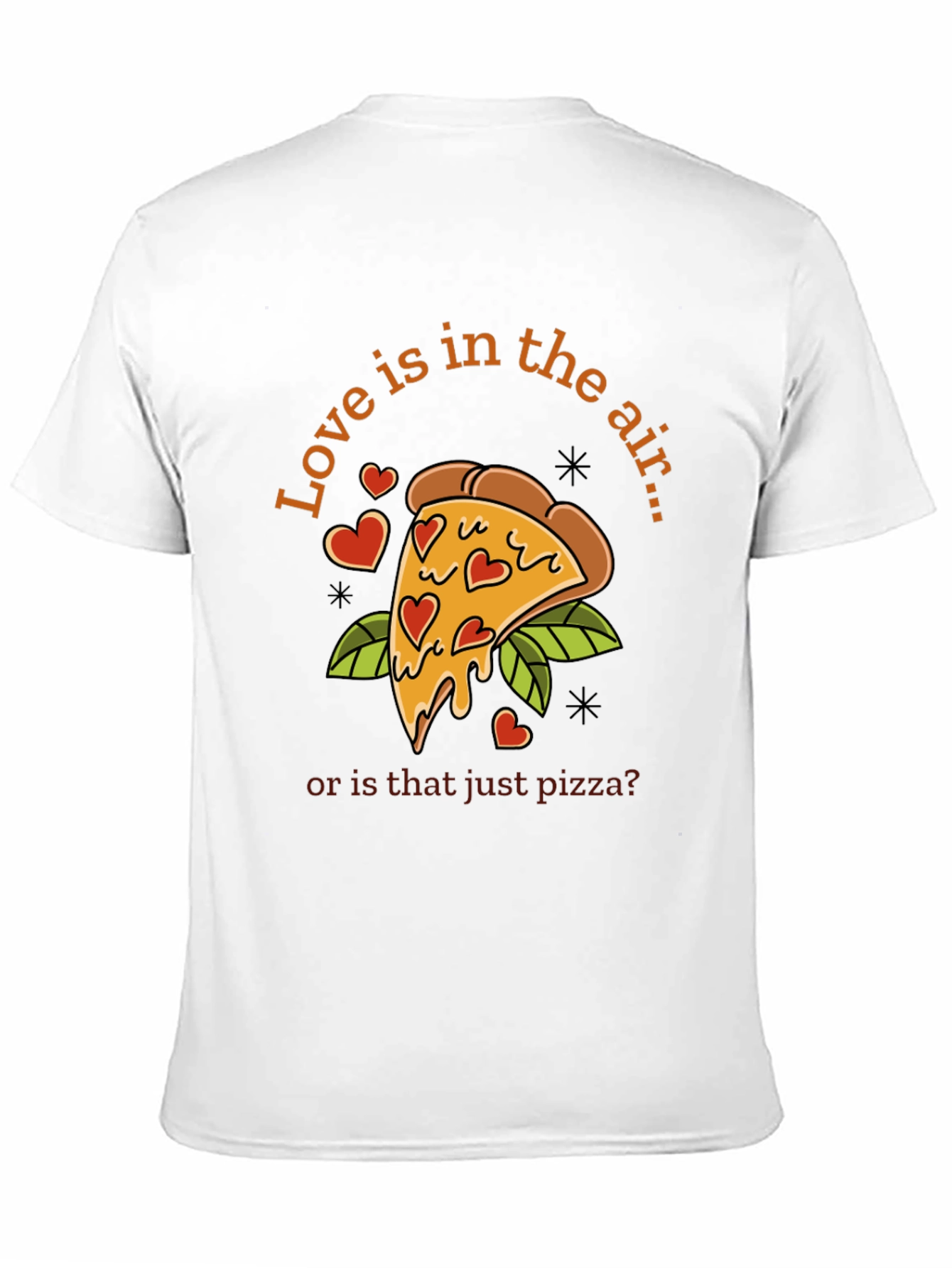 Love & Pizza T-Shirt - Funny Valentines Day Tee