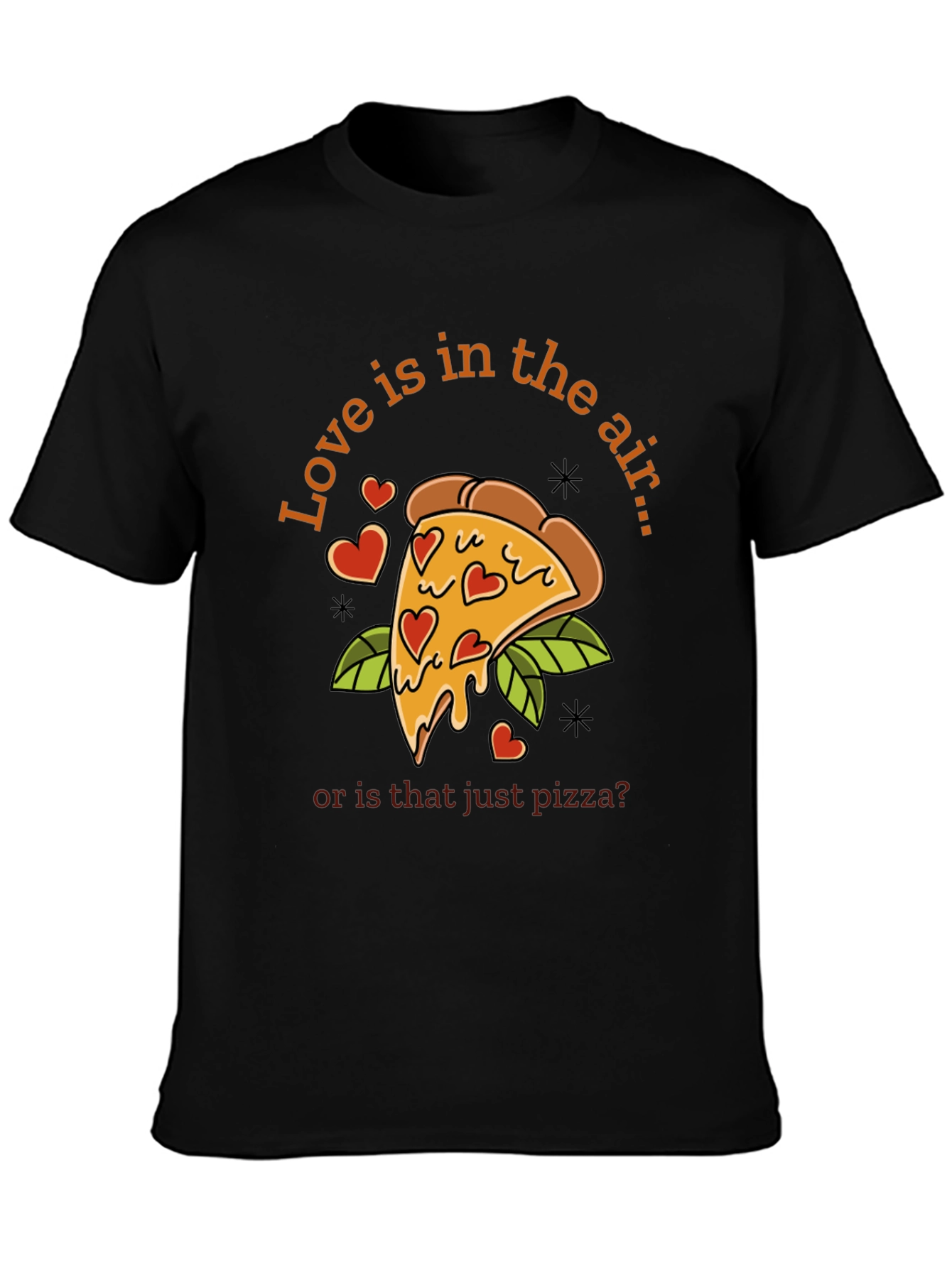 Love & Pizza T-Shirt - Funny Valentines Day Tee