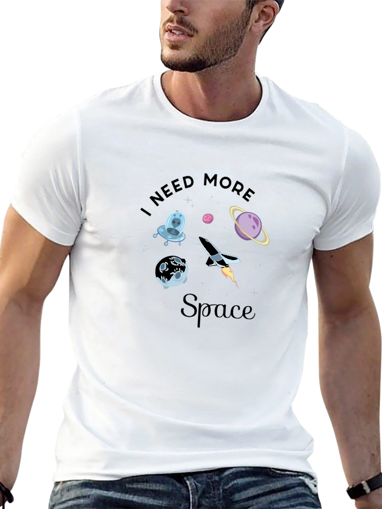 I Need More Space Graphic T-Shirt